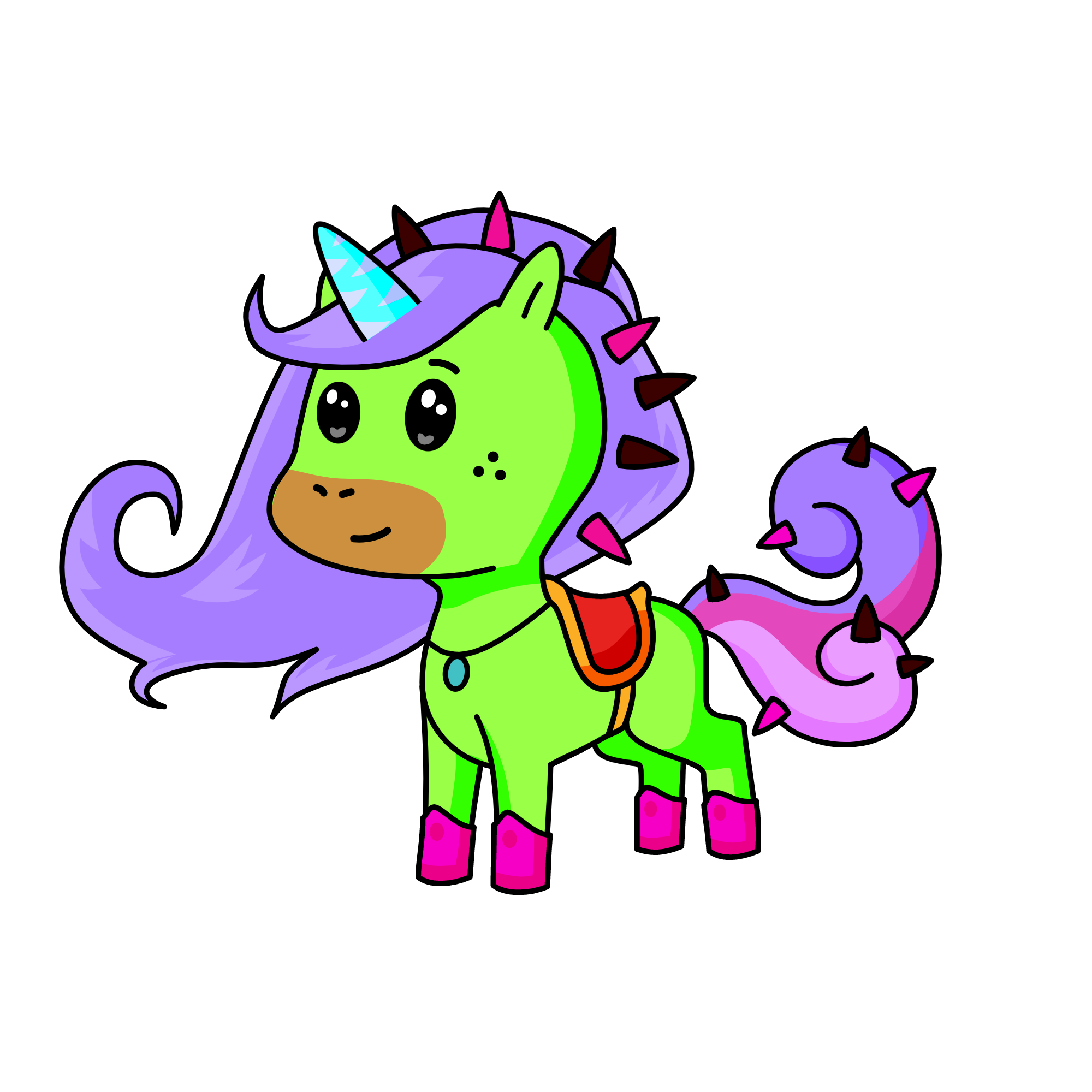 NEON, the unicorn