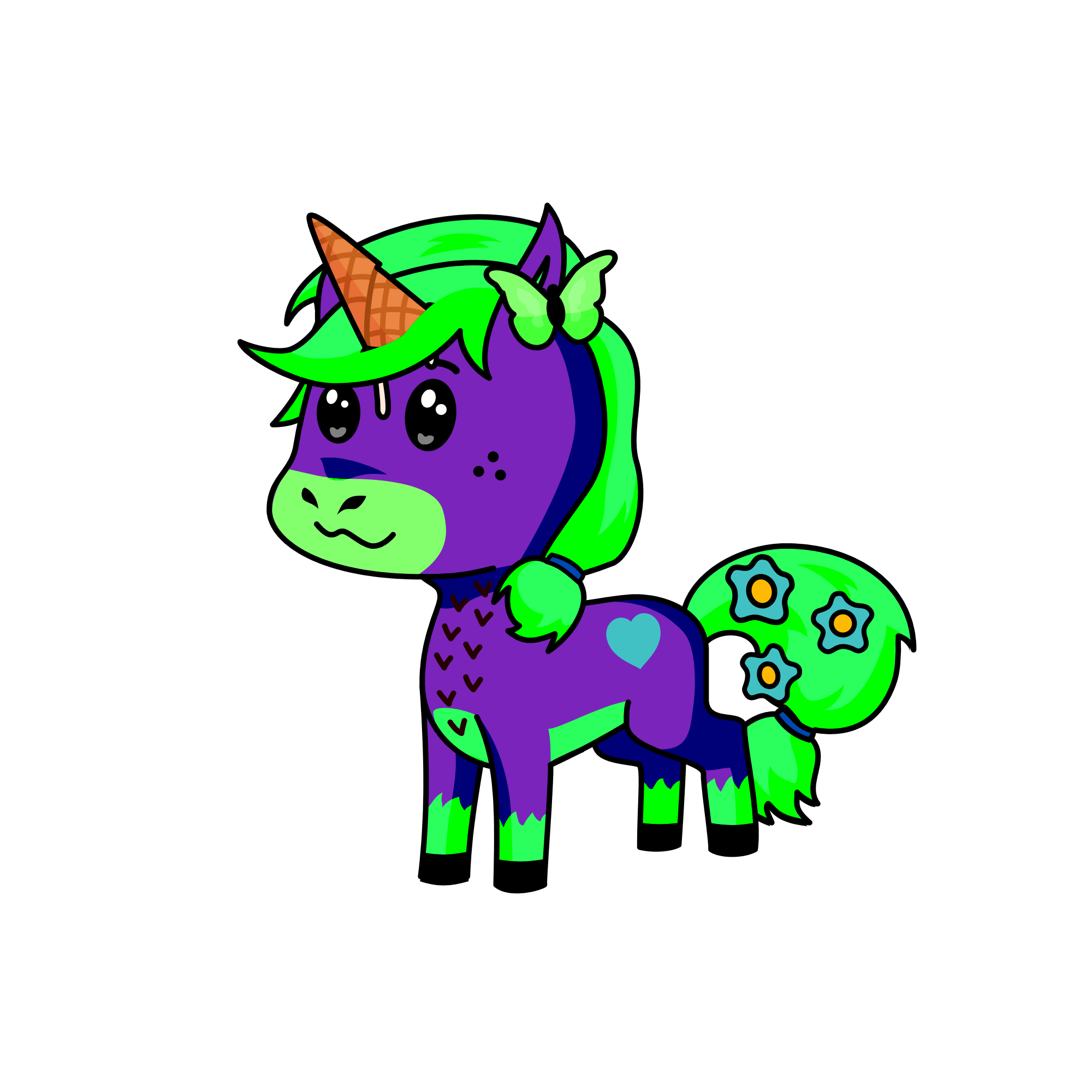 Élyzabète, the unicorn