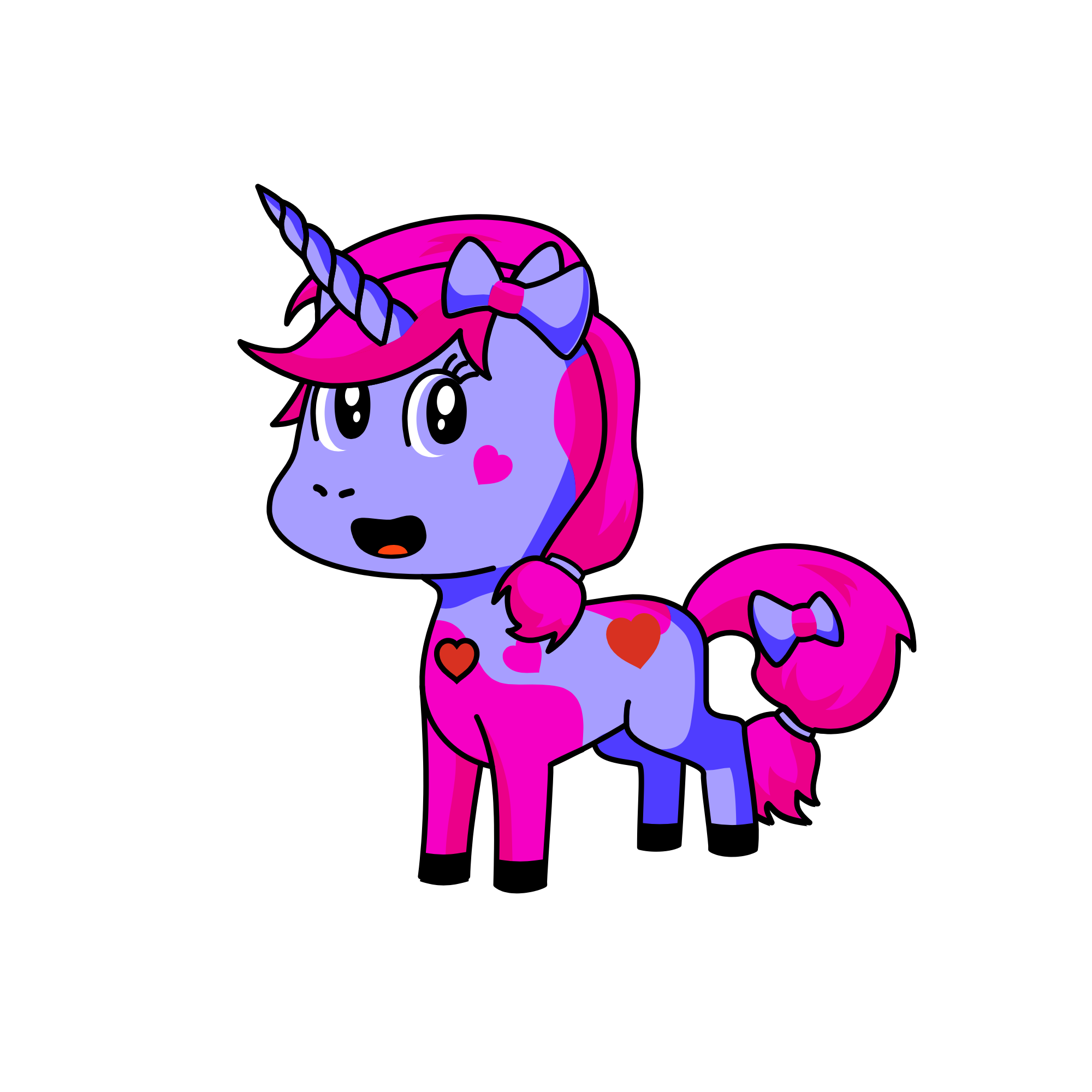 PEONY, the unicorn