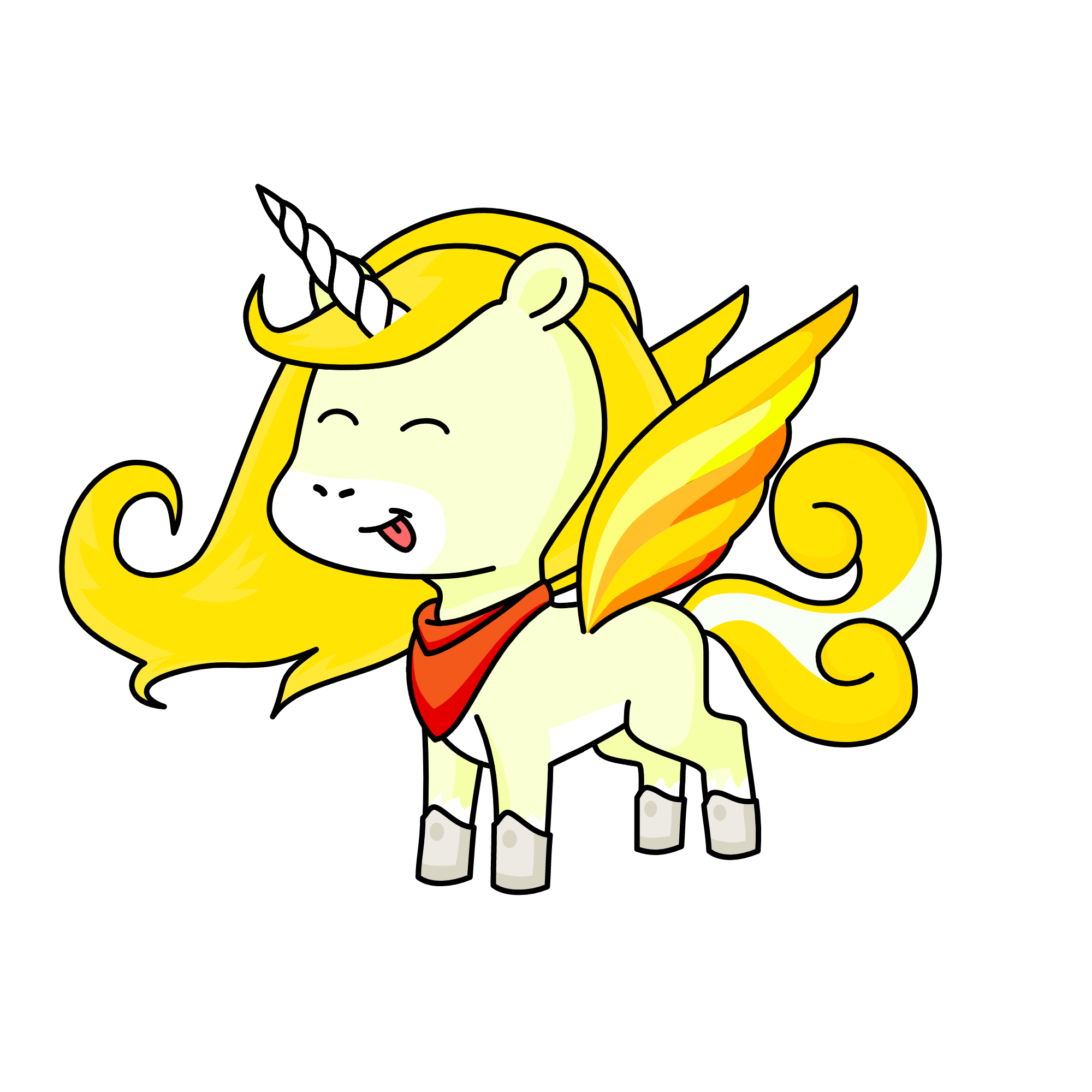 Hello, I am the designer Leah :) this is my unicorn , the unicorn