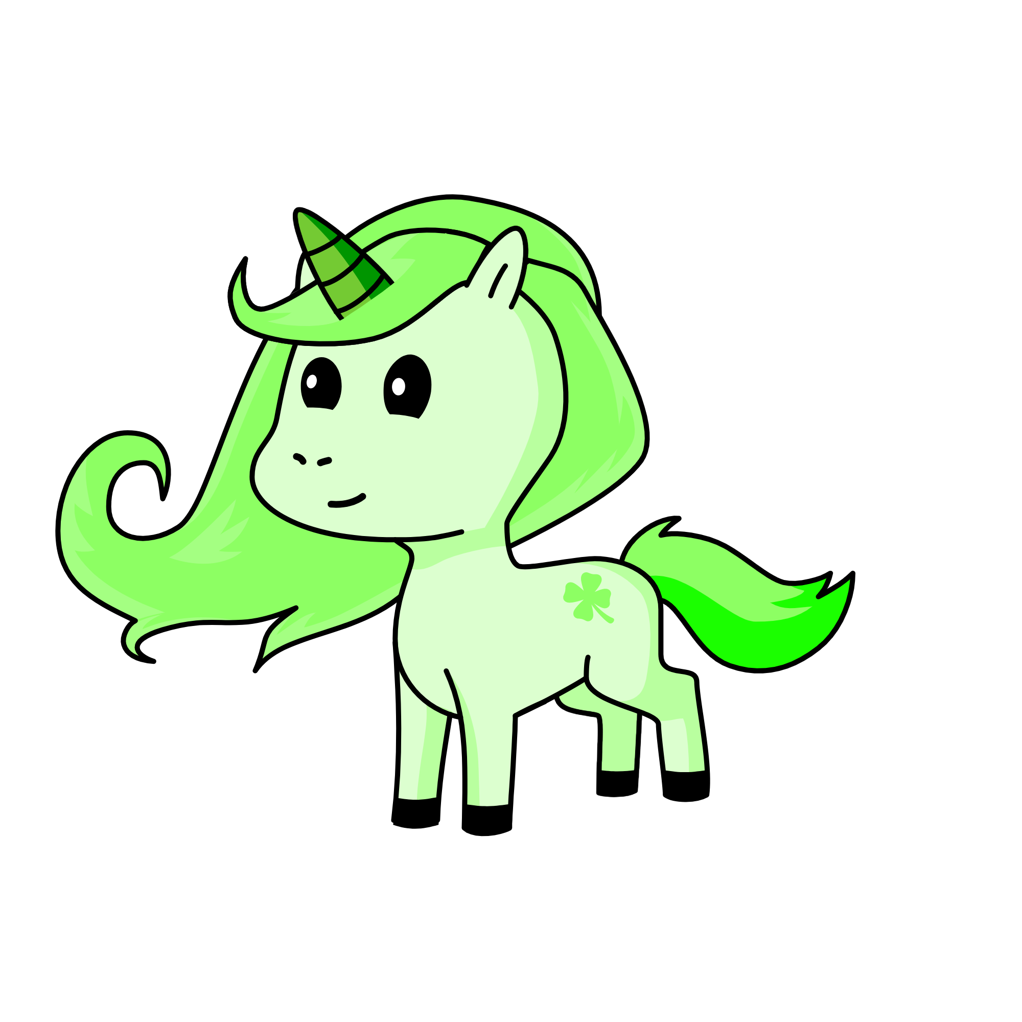 Clover, the unicorn