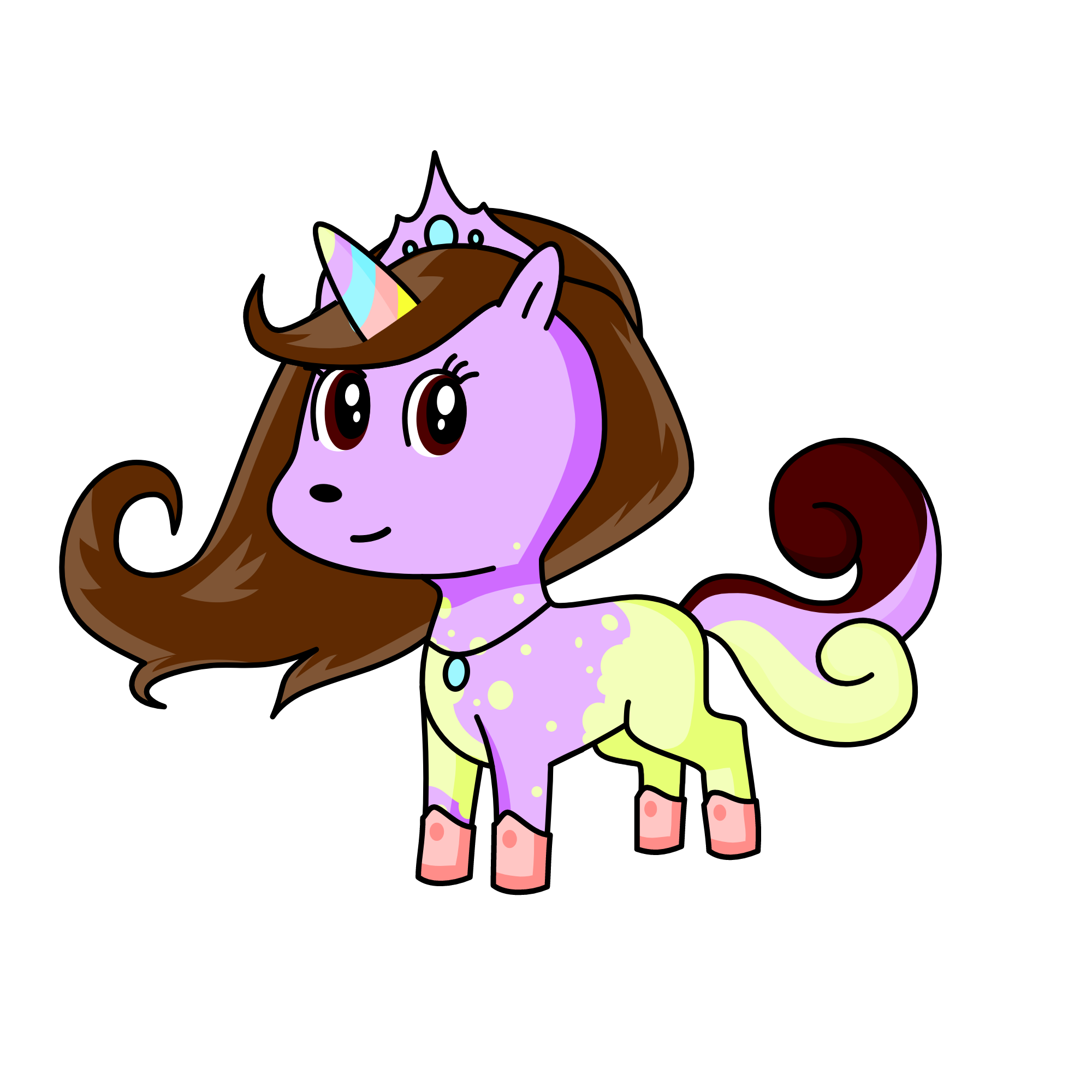 Violet , the unicorn