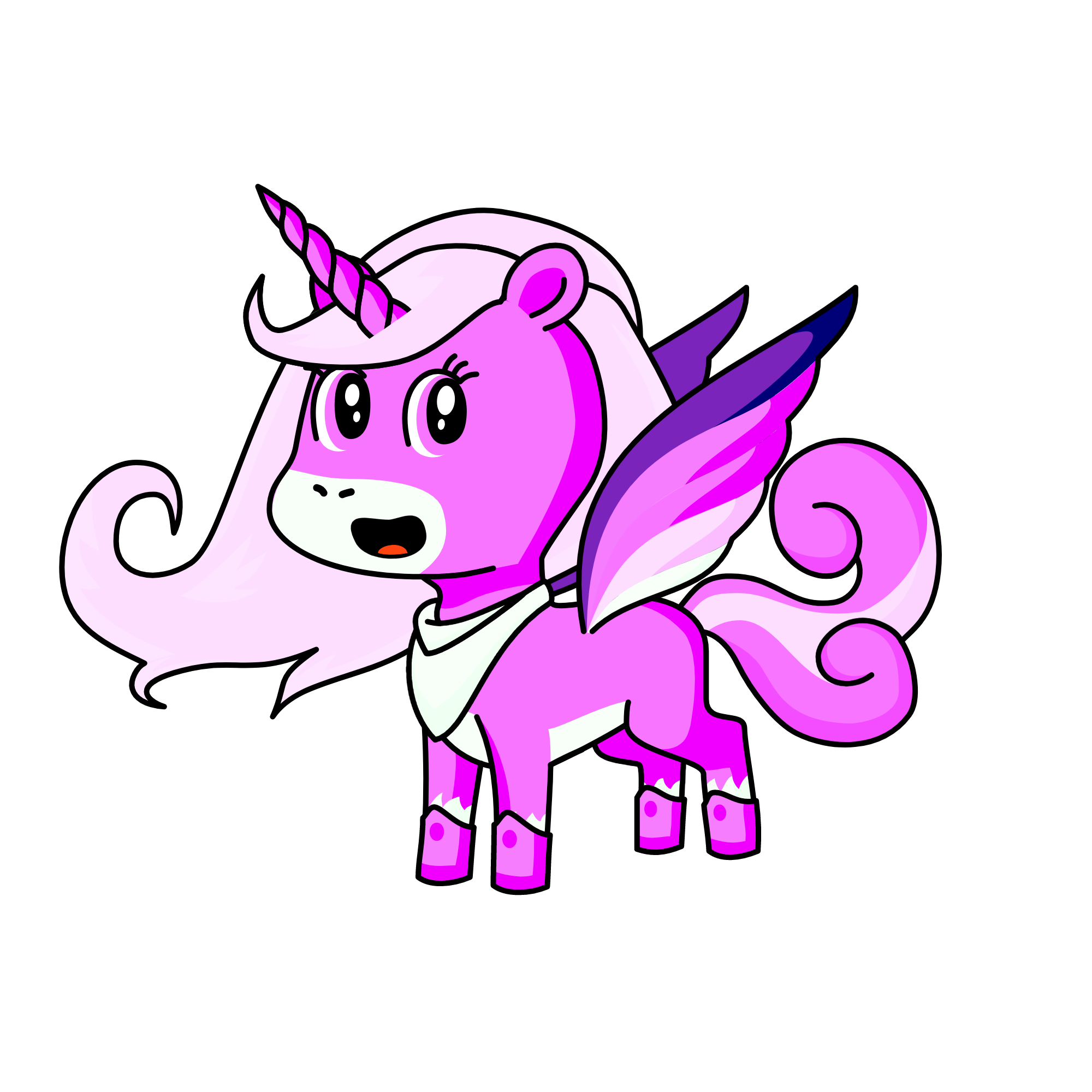 Fizzy Izzy, the unicorn