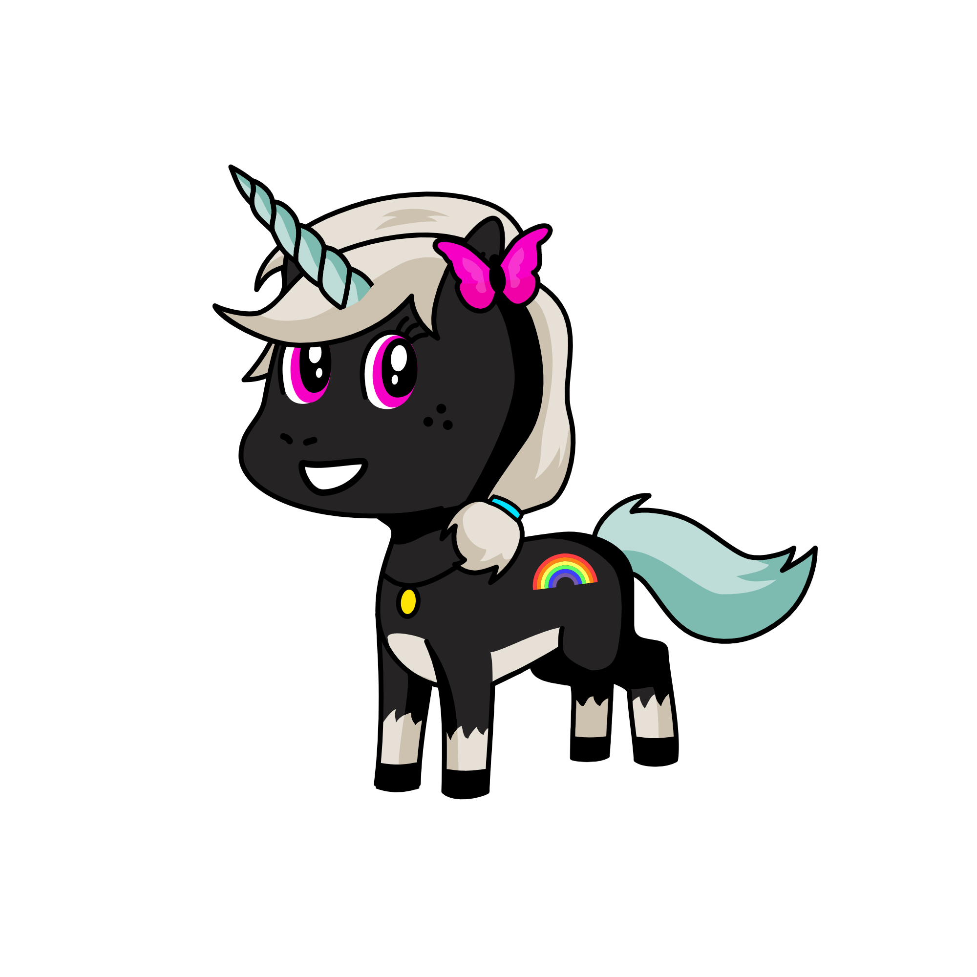 rainbow, the unicorn