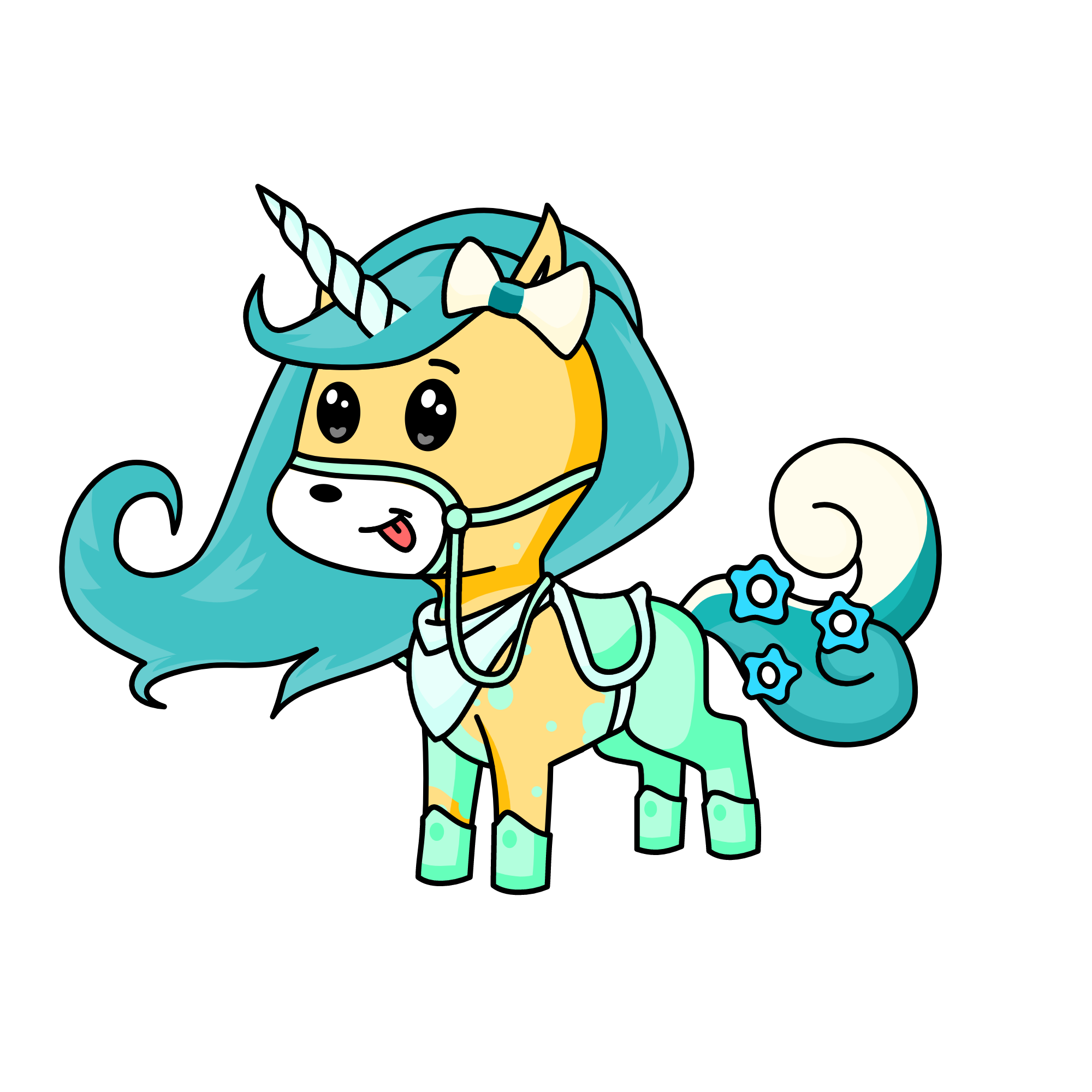 Winter, the unicorn
