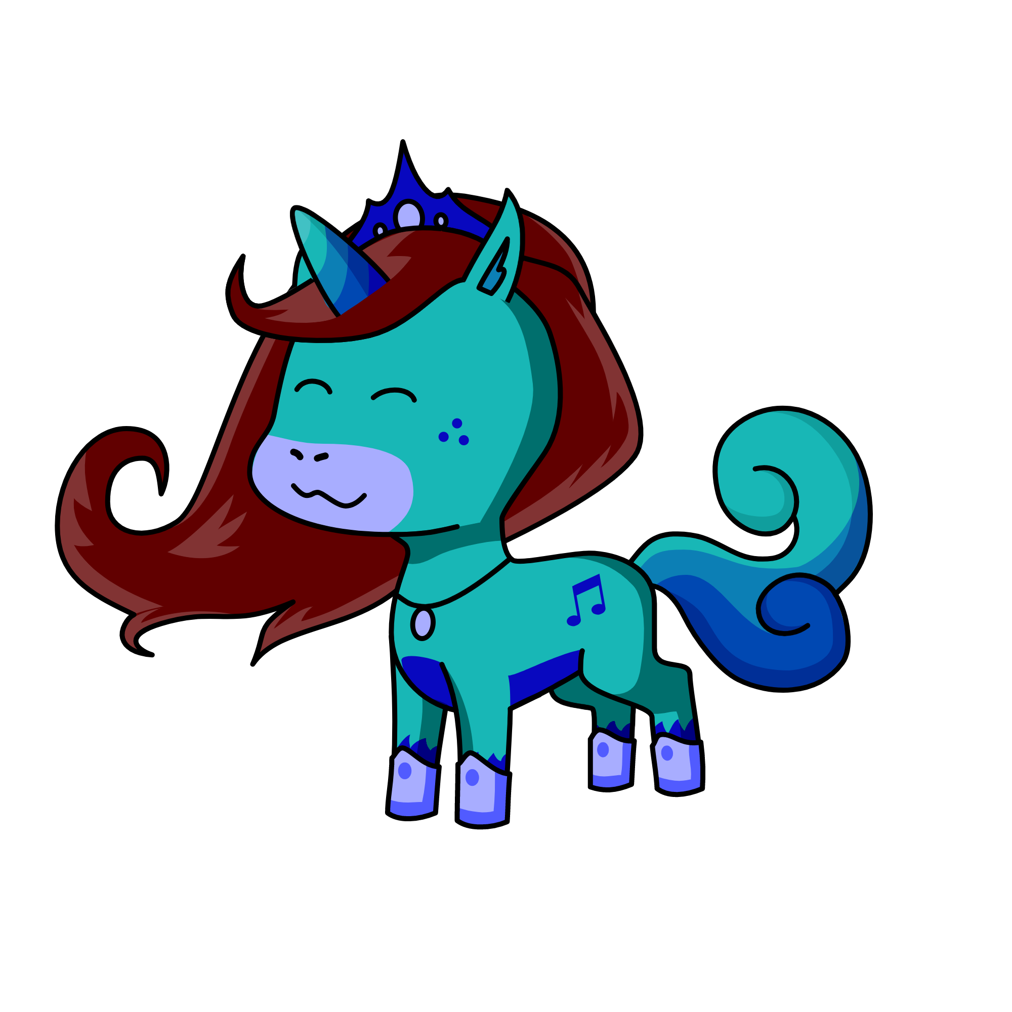 Aquacorn, the unicorn