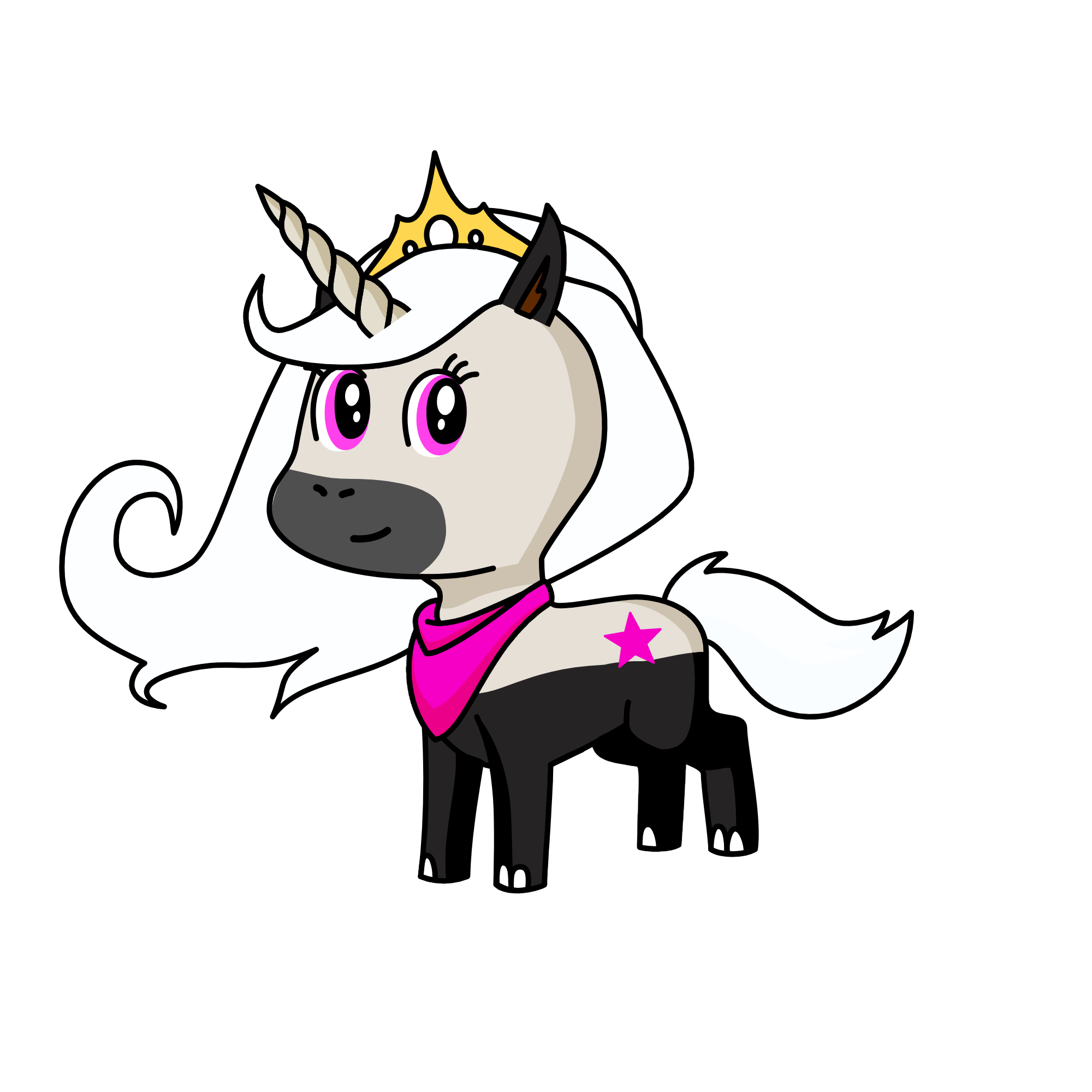 Moon Melody, the unicorn