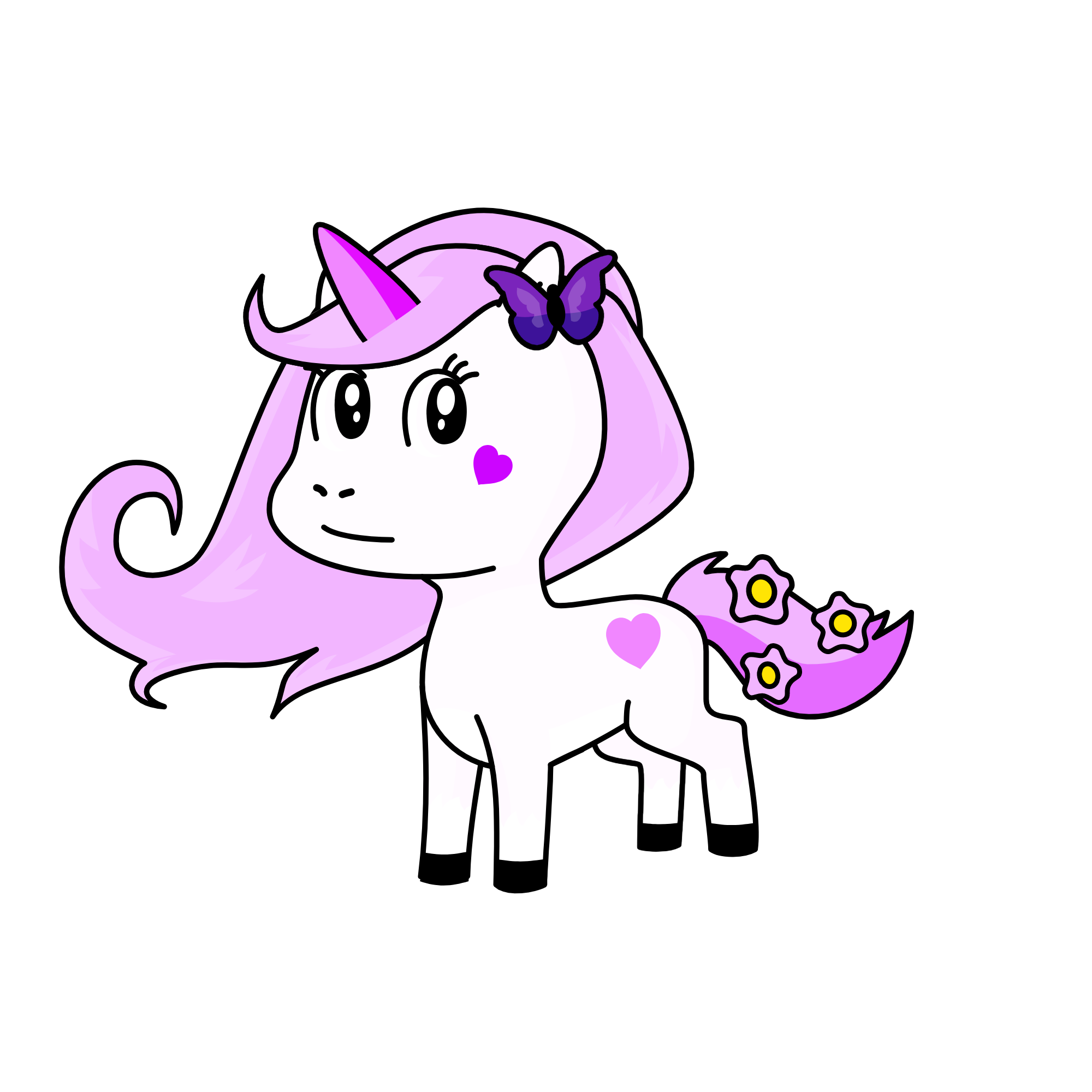 Sky, the unicorn
