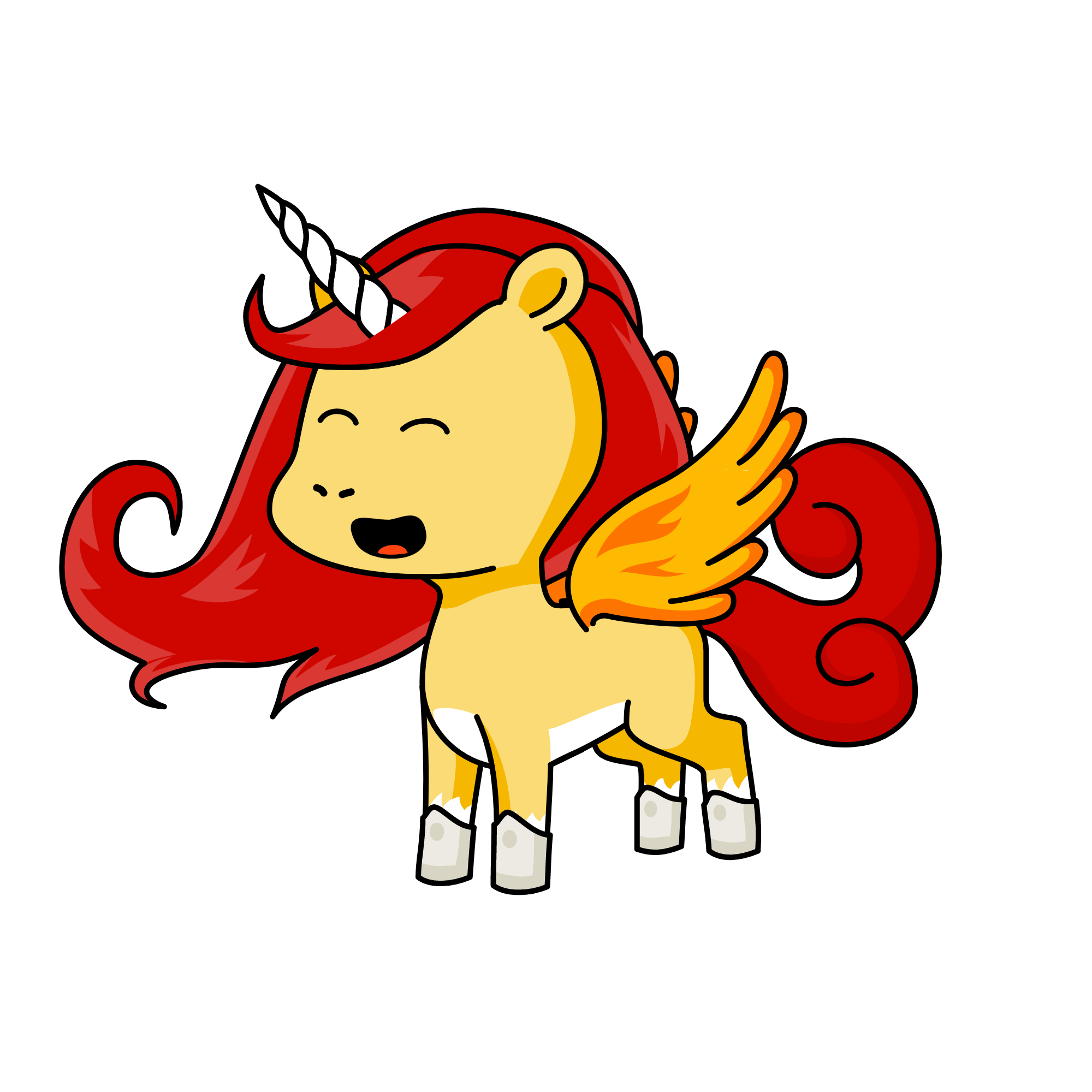 Cat <3 , the unicorn