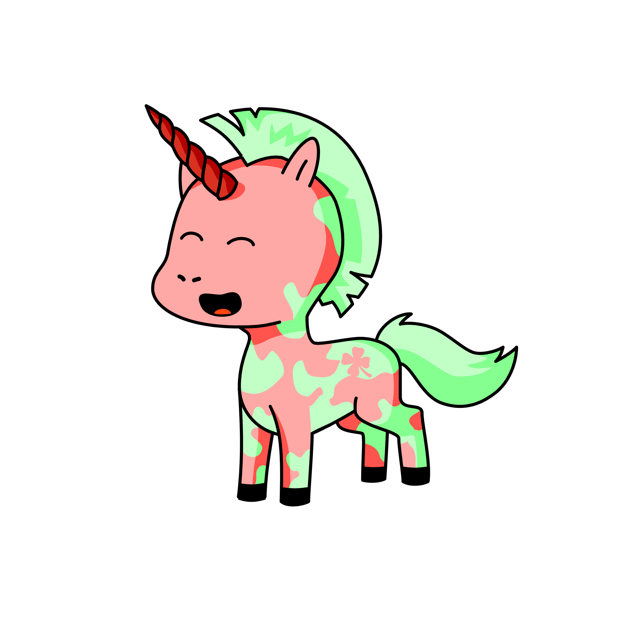 LUCKY FIRE, the unicorn