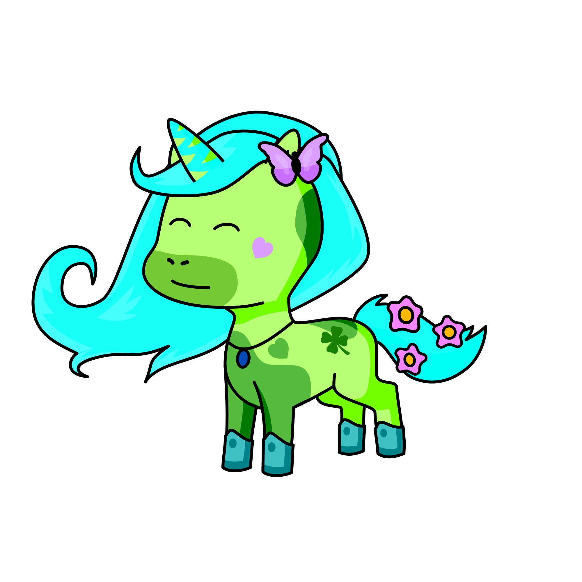 forest corn, the unicorn