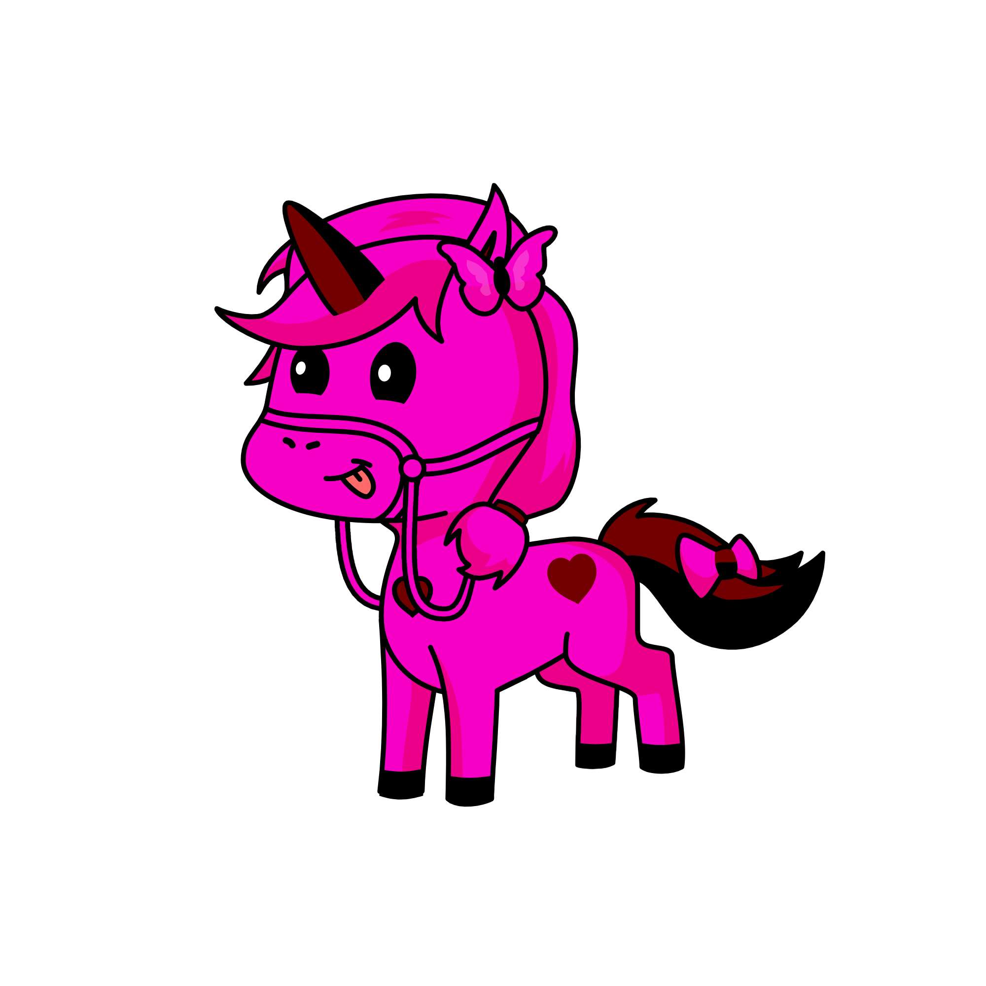 pinkacorn, the unicorn