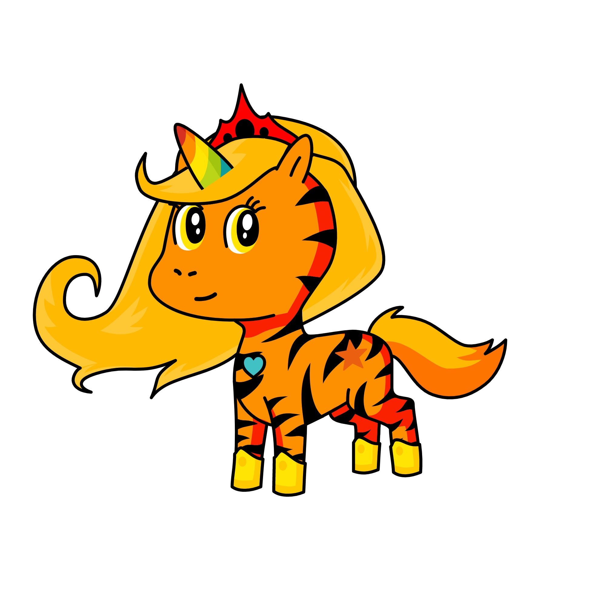 tigeress, the unicorn