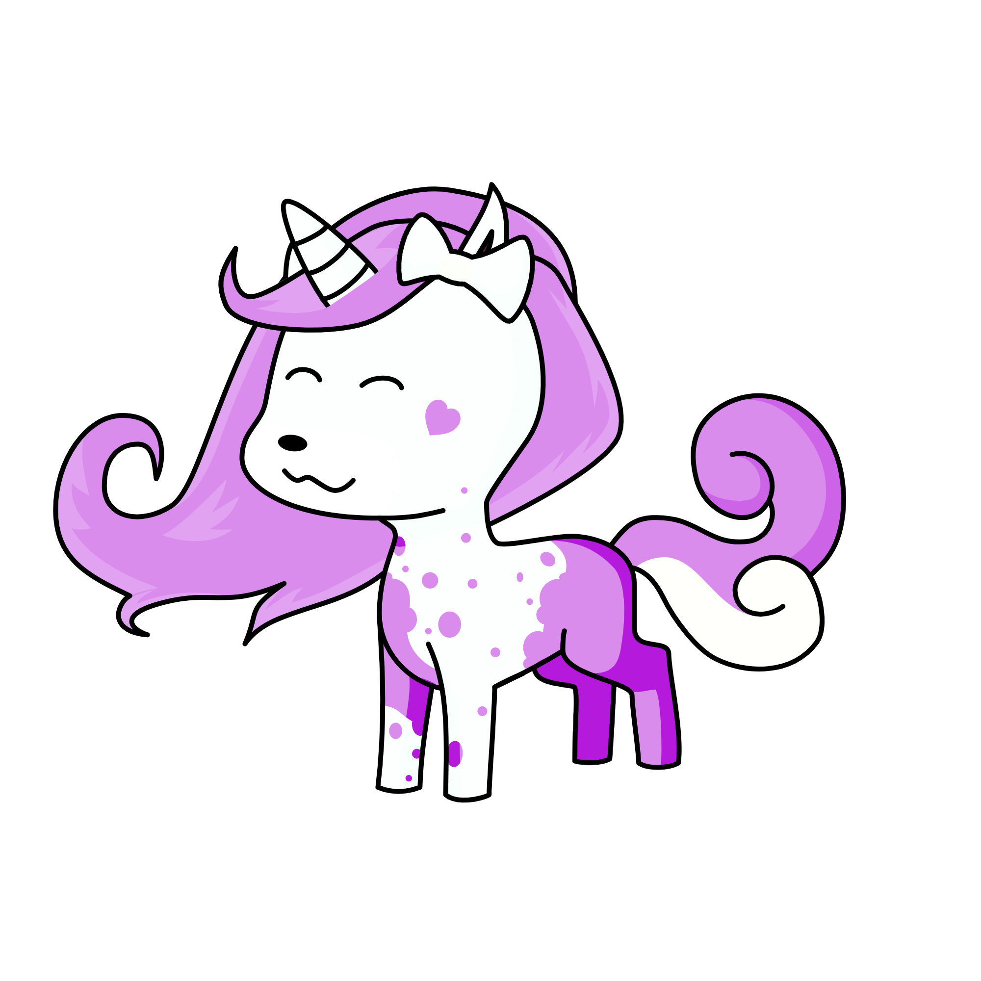 violet, the unicorn