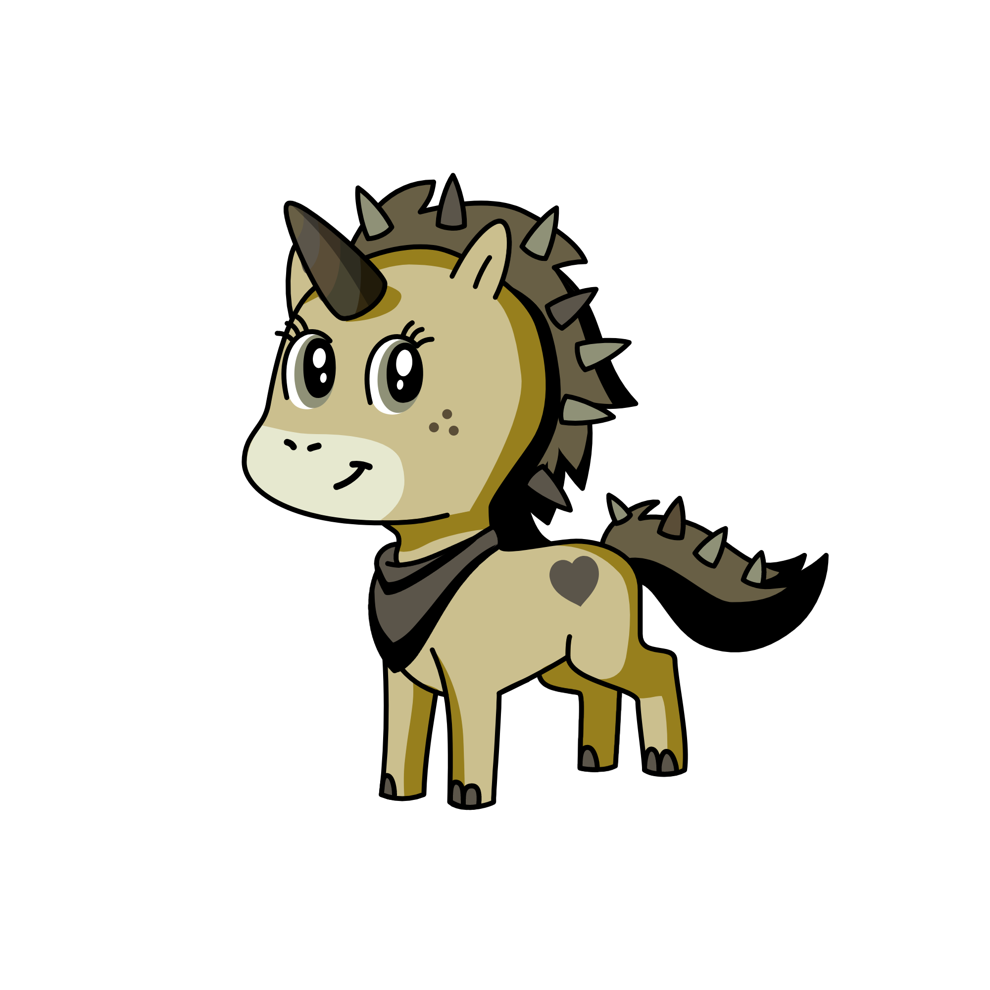 Lily The Hedgehog, the unicorn