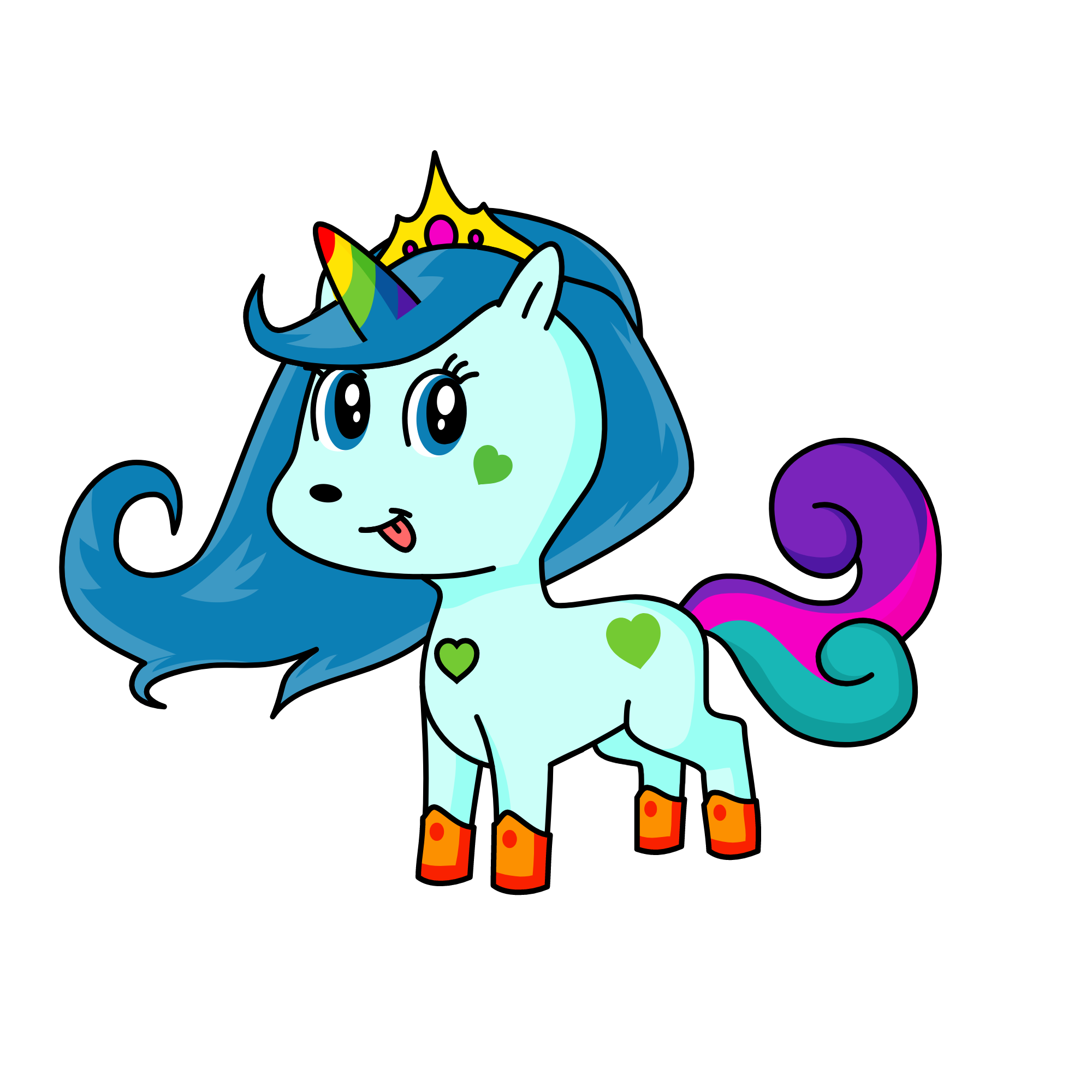 Princess Perala, the unicorn