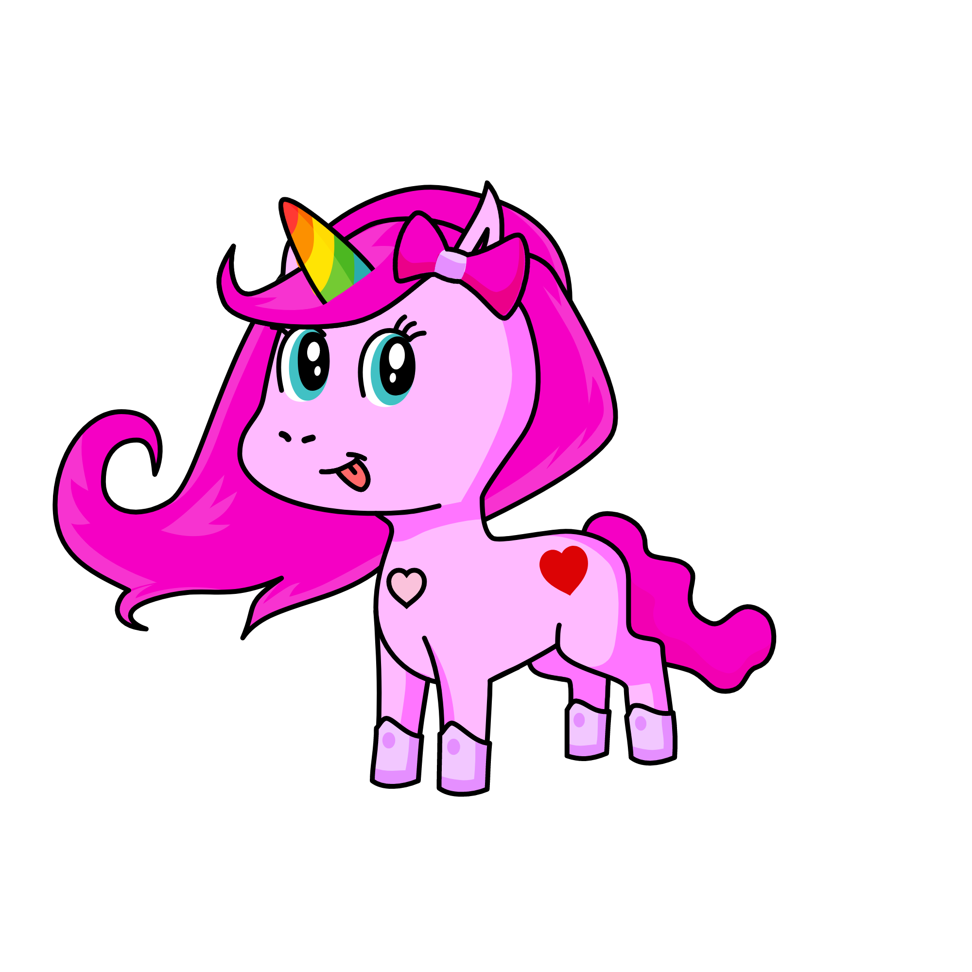 pink pie, the unicorn