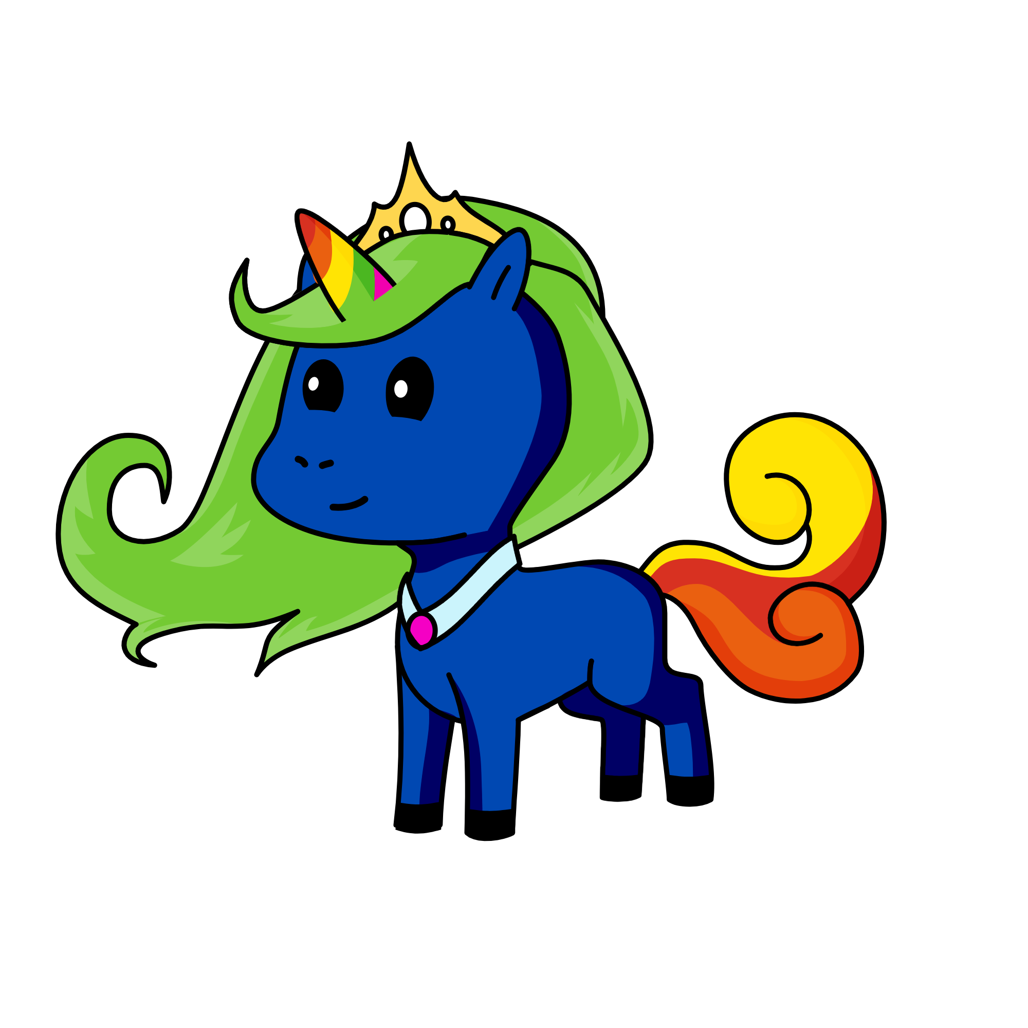 rainbow, the unicorn