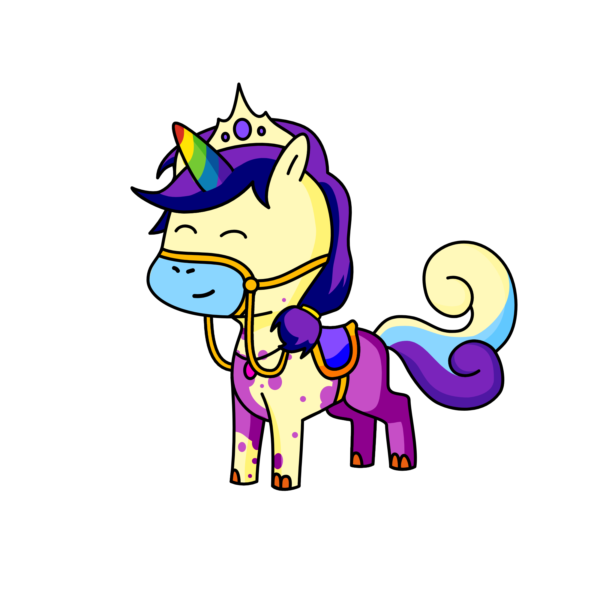 Lemon Puff, the unicorn