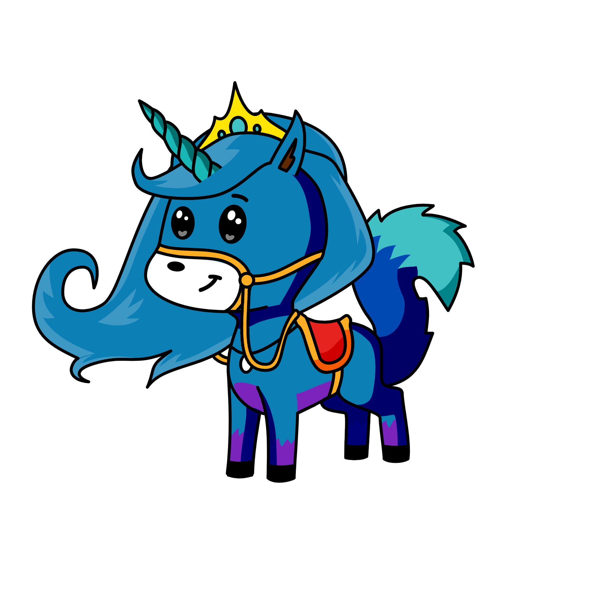 darcy the great and powerful, the unicorn