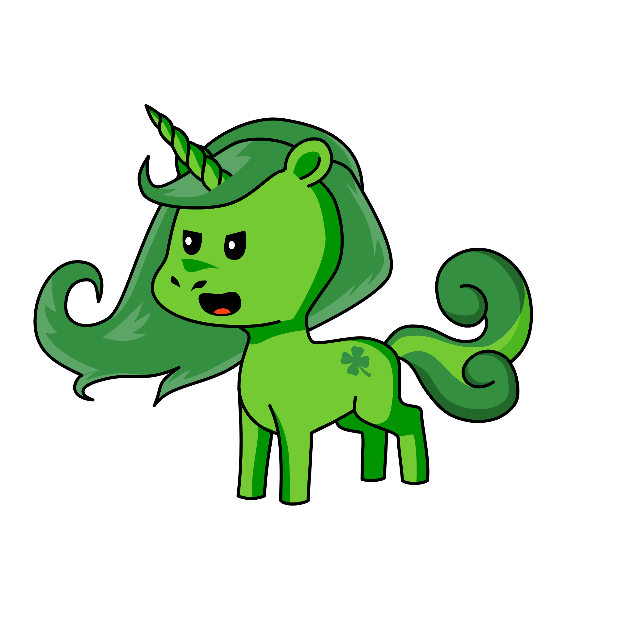 Lucky, the unicorn