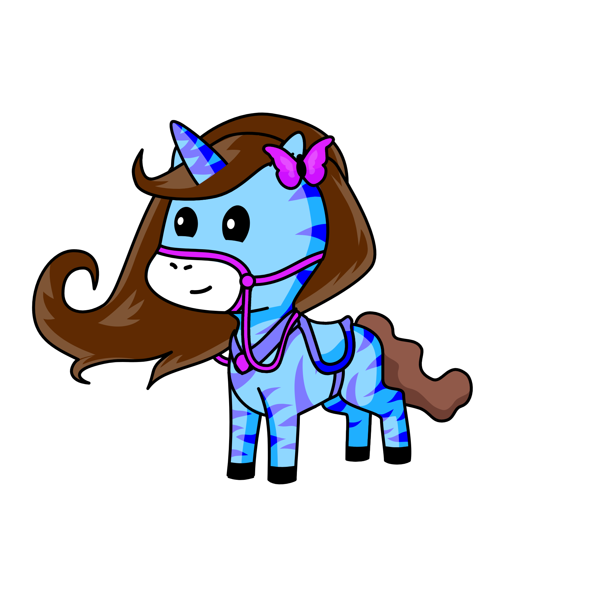 Candy, the unicorn