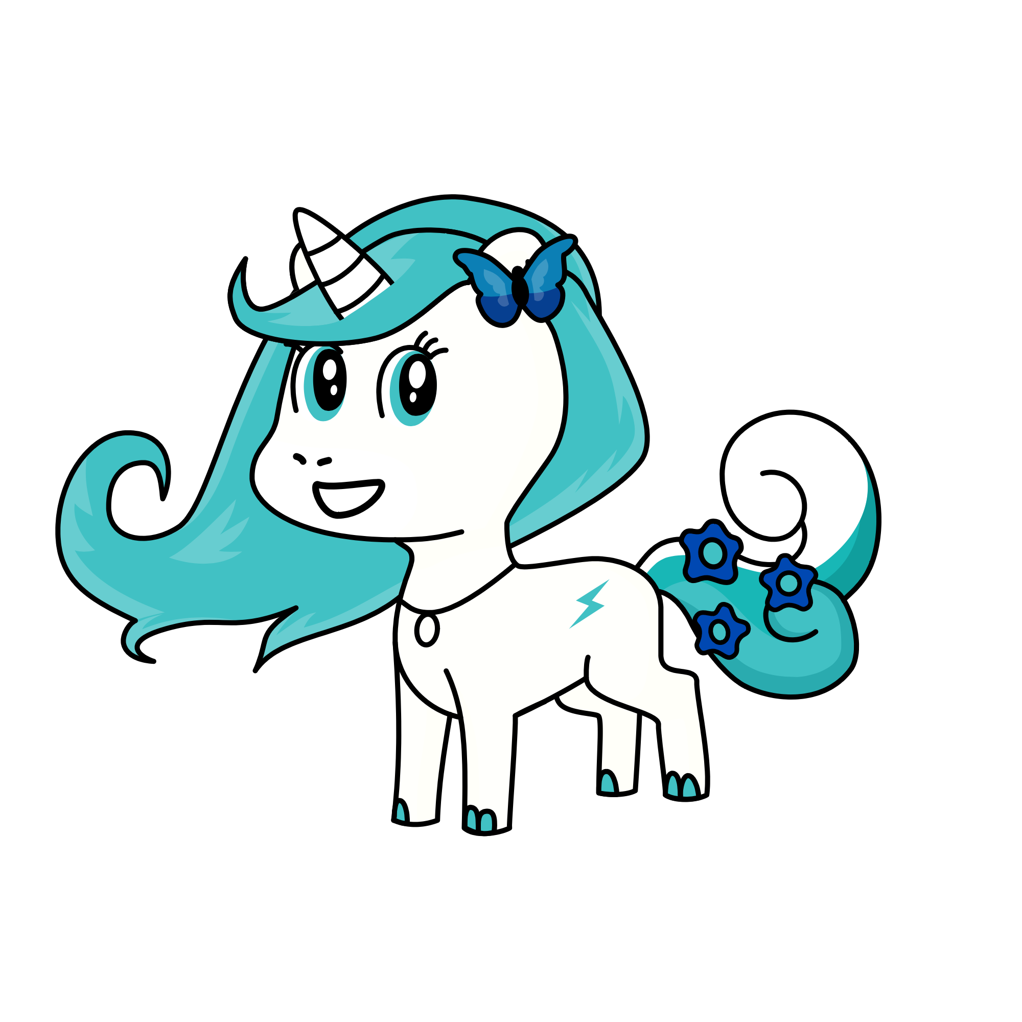 Snowy, the unicorn