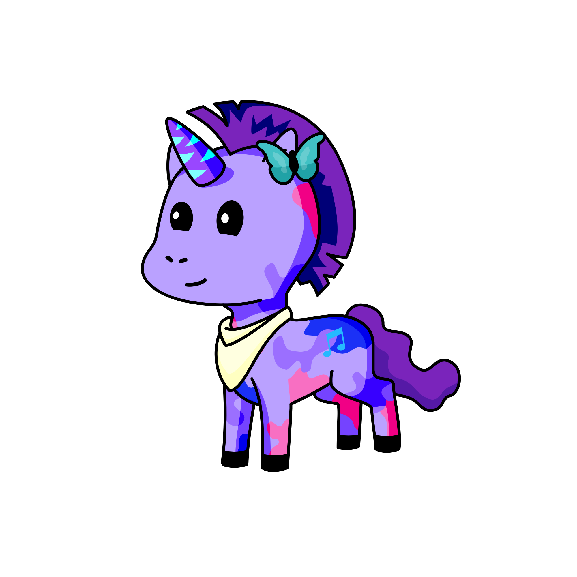 Musicgurl, the unicorn