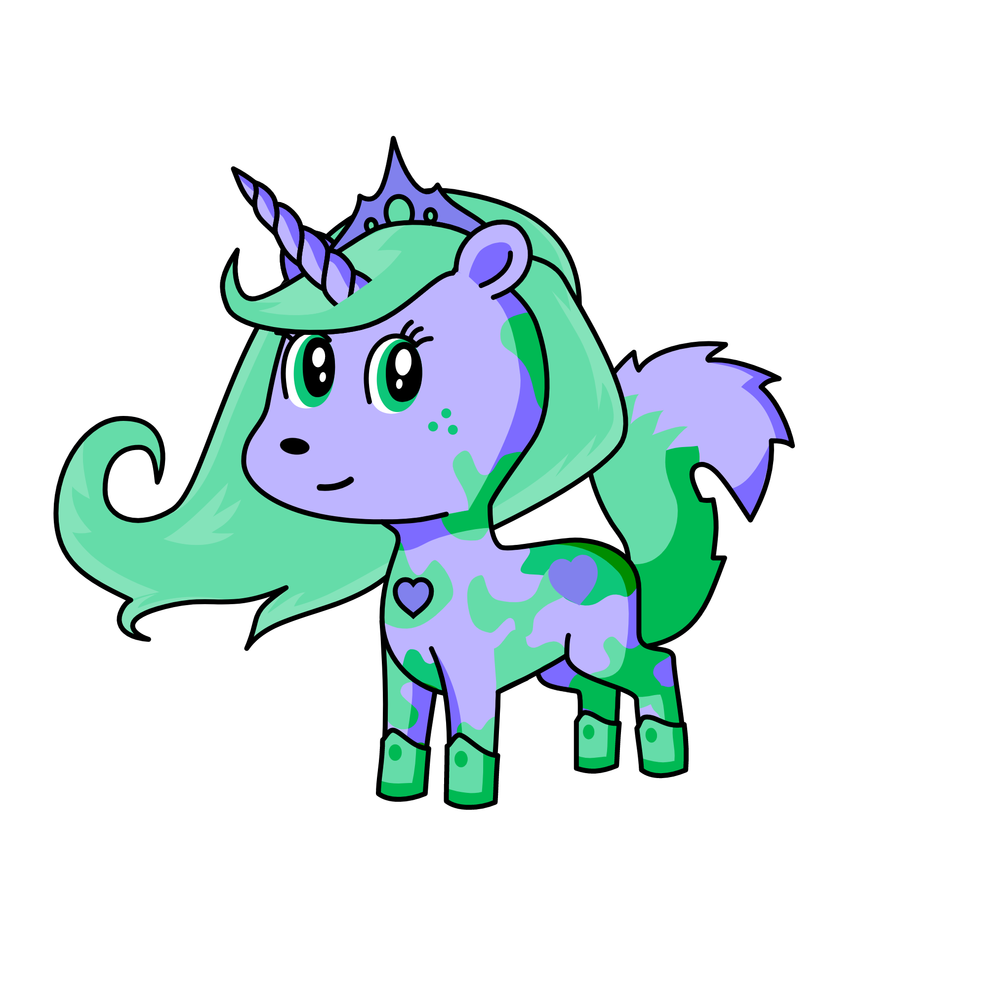 SNOWY, the unicorn