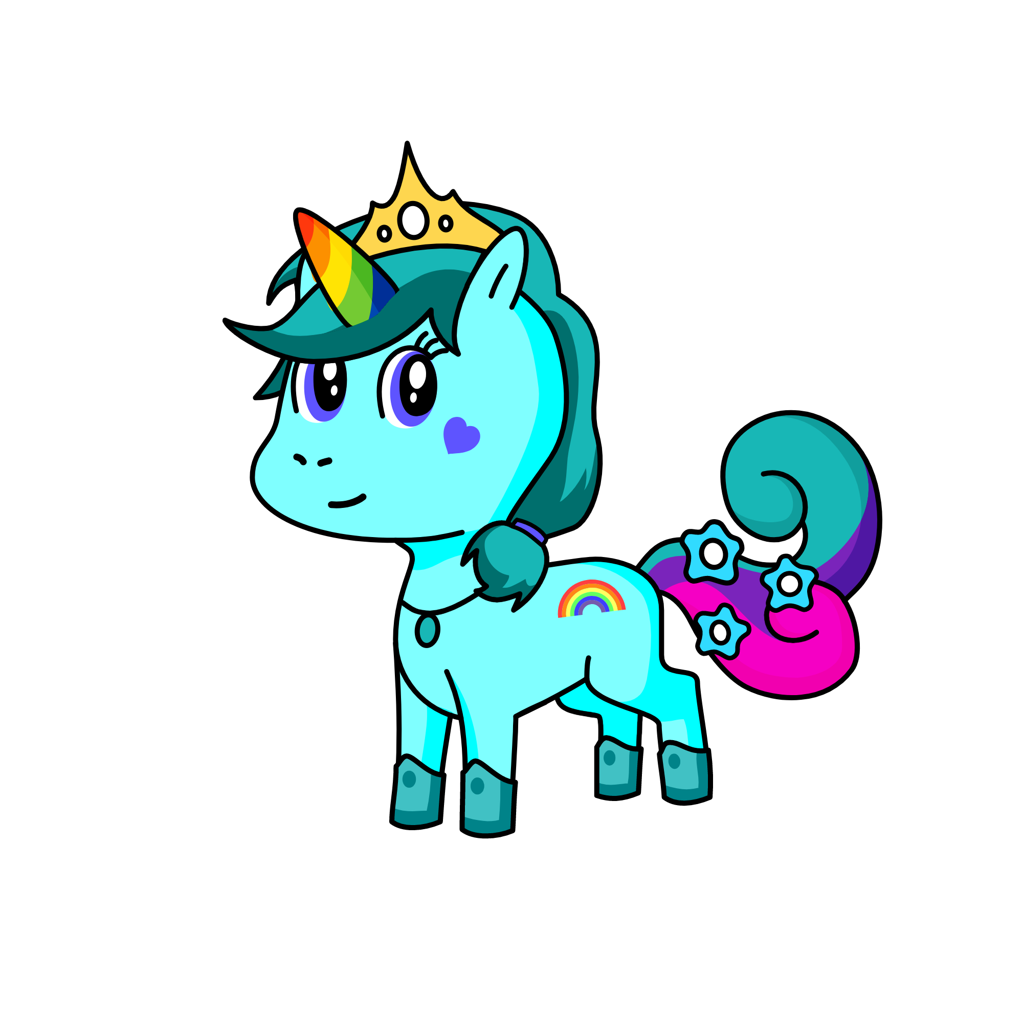 Caeli, the unicorn