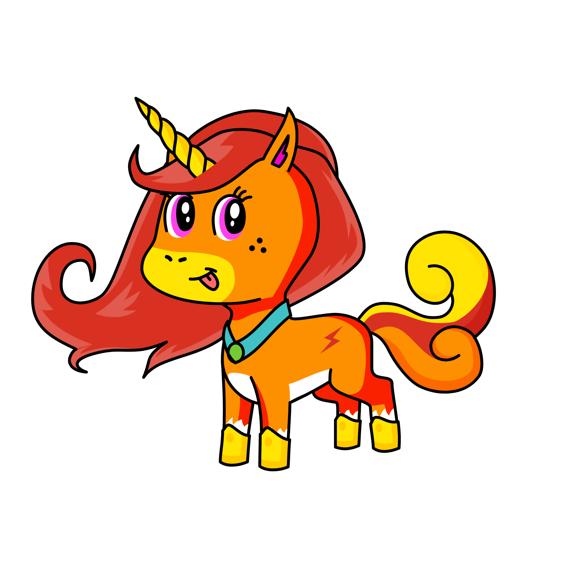 LightningQueen, the unicorn