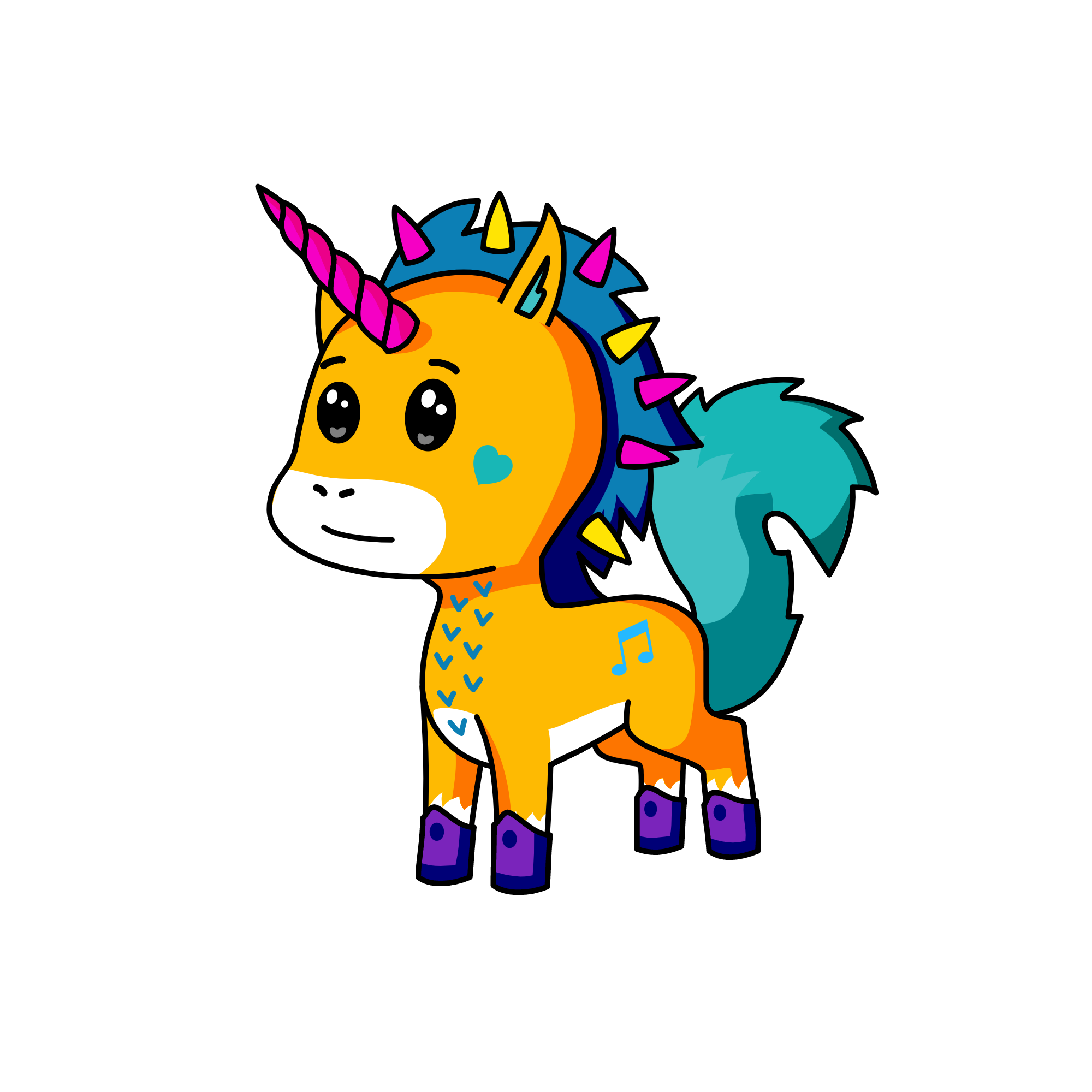 Programmers day happy unicorn, the unicorn