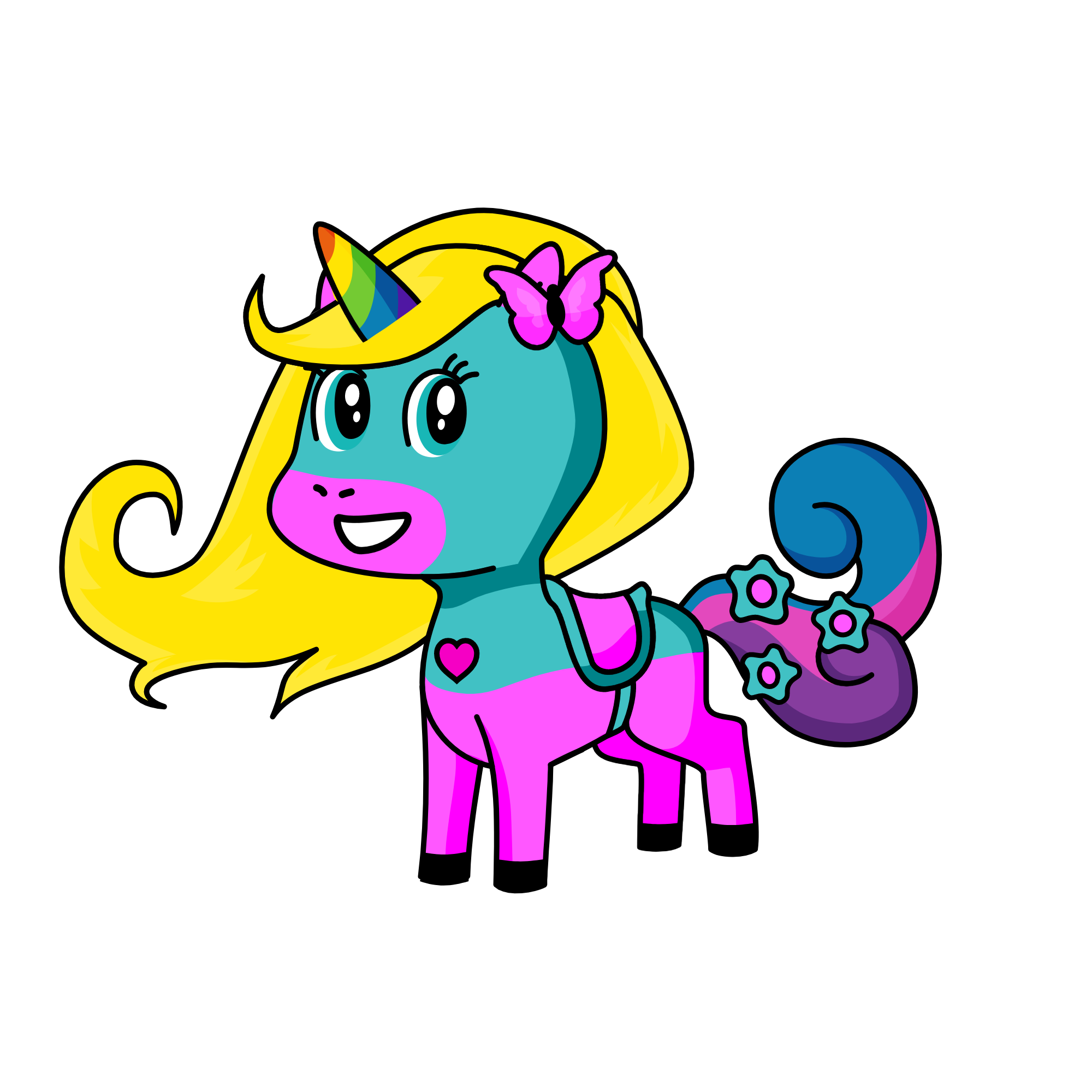 cotten candy, the unicorn