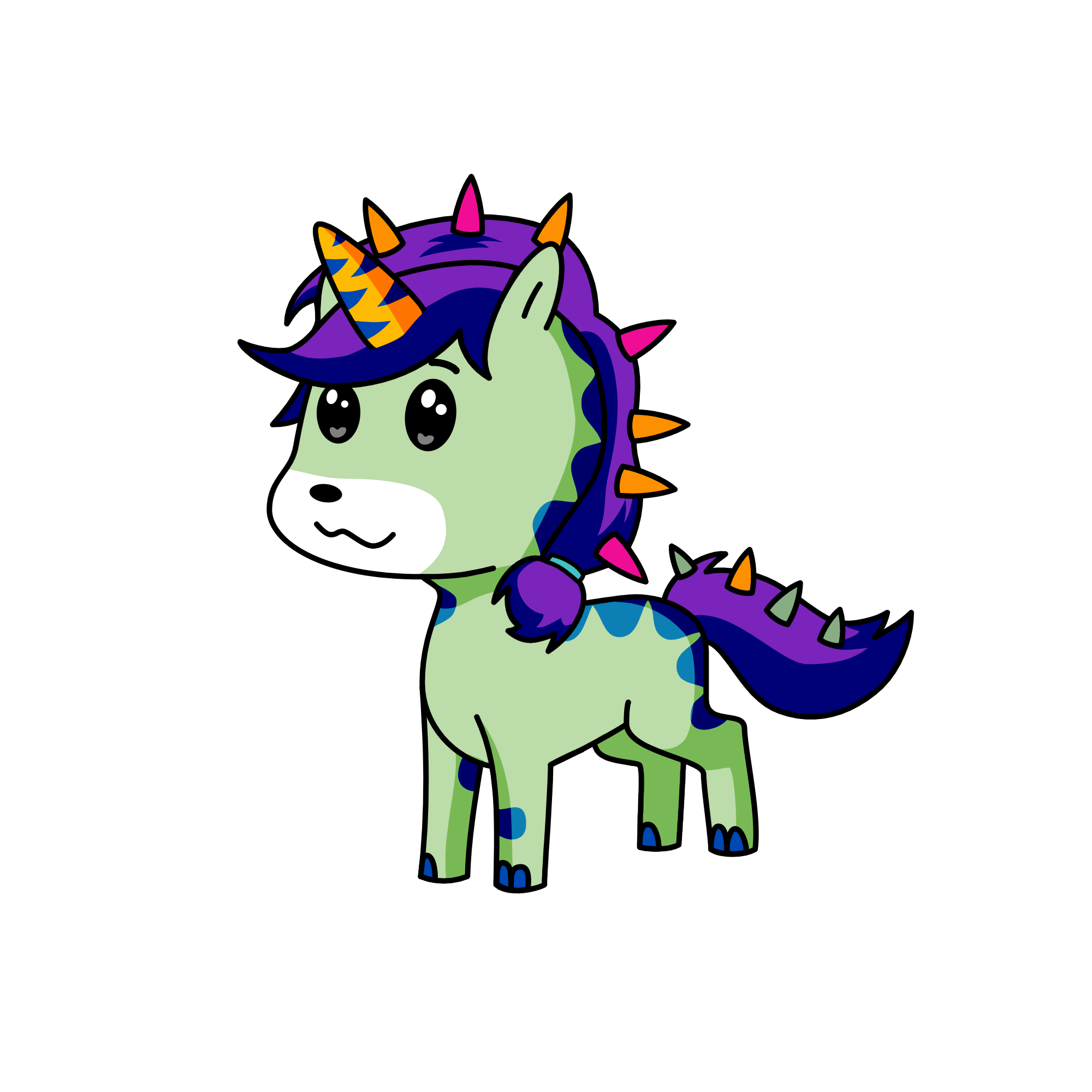 Moonlight, the unicorn