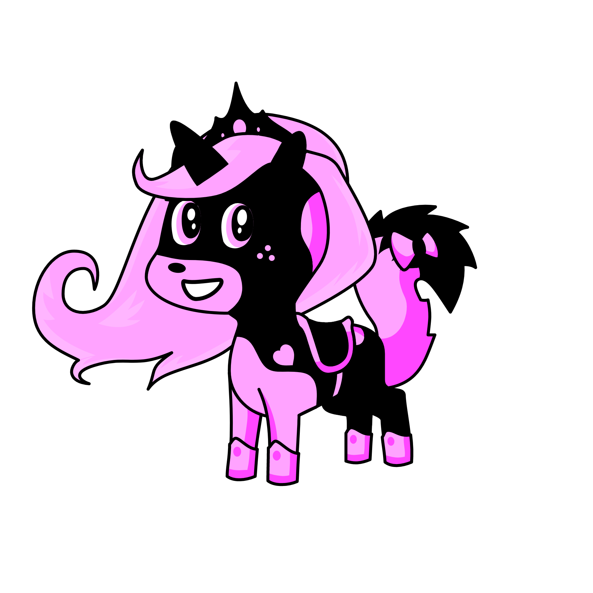 black pink, the unicorn