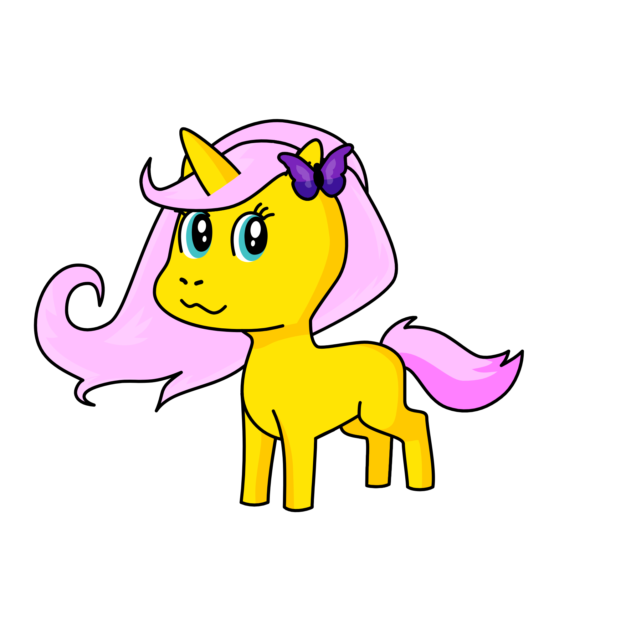 fluttershy (my little pony), the unicorn