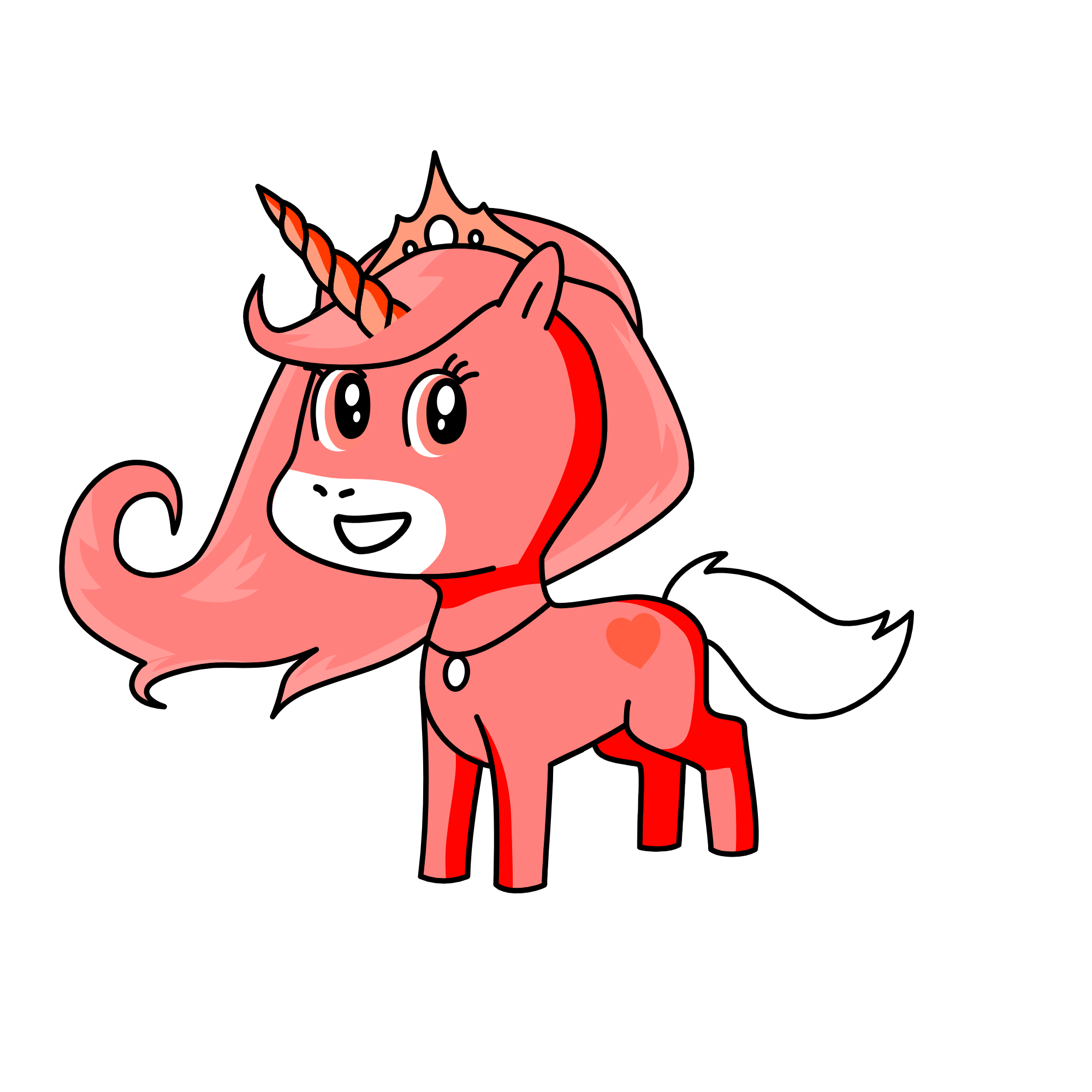 Candy, the unicorn