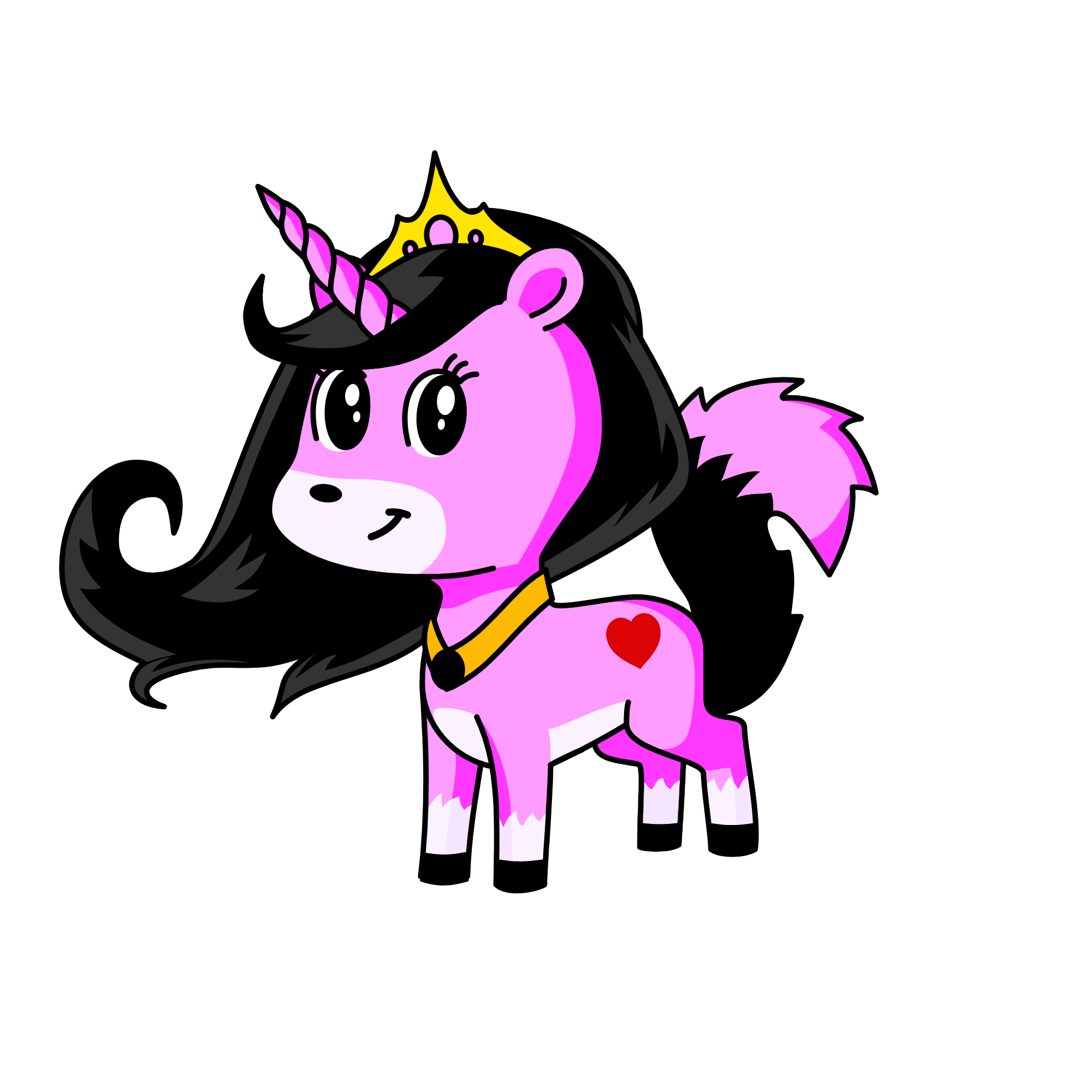 Candy, the unicorn