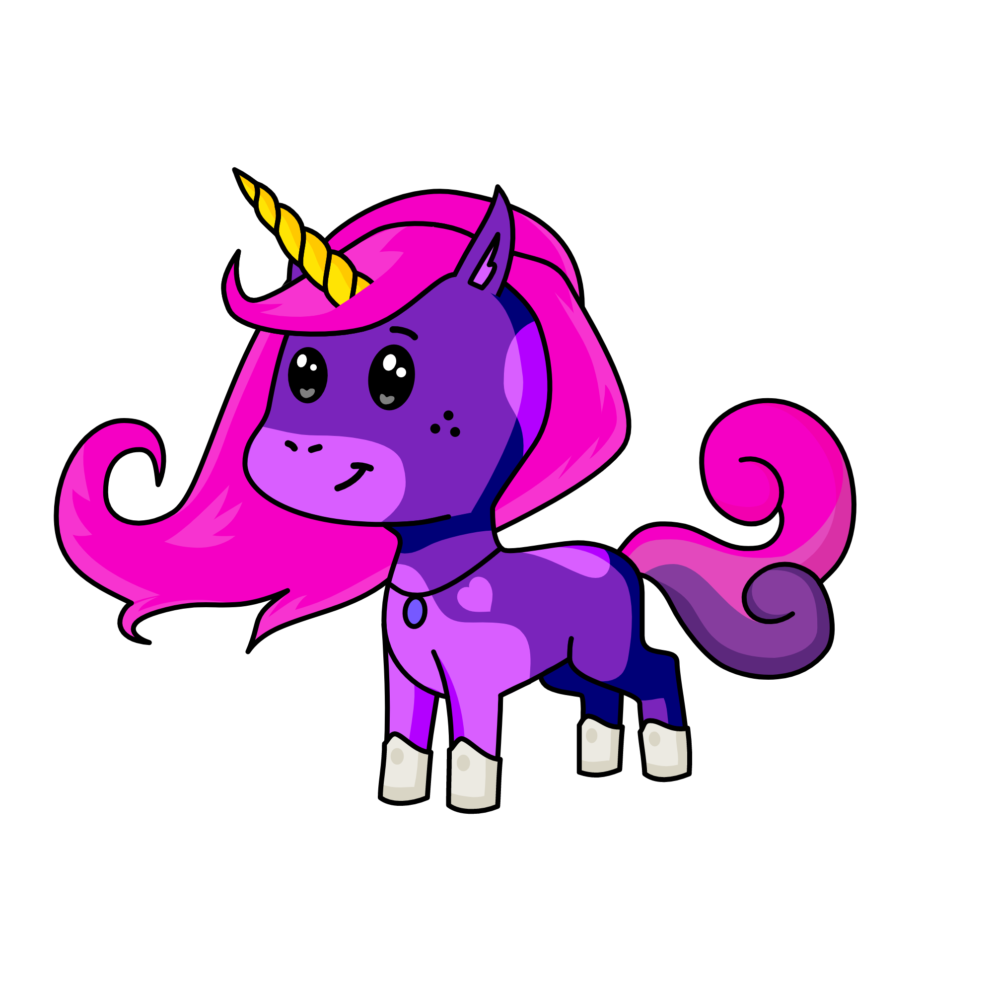 Pixie, the unicorn