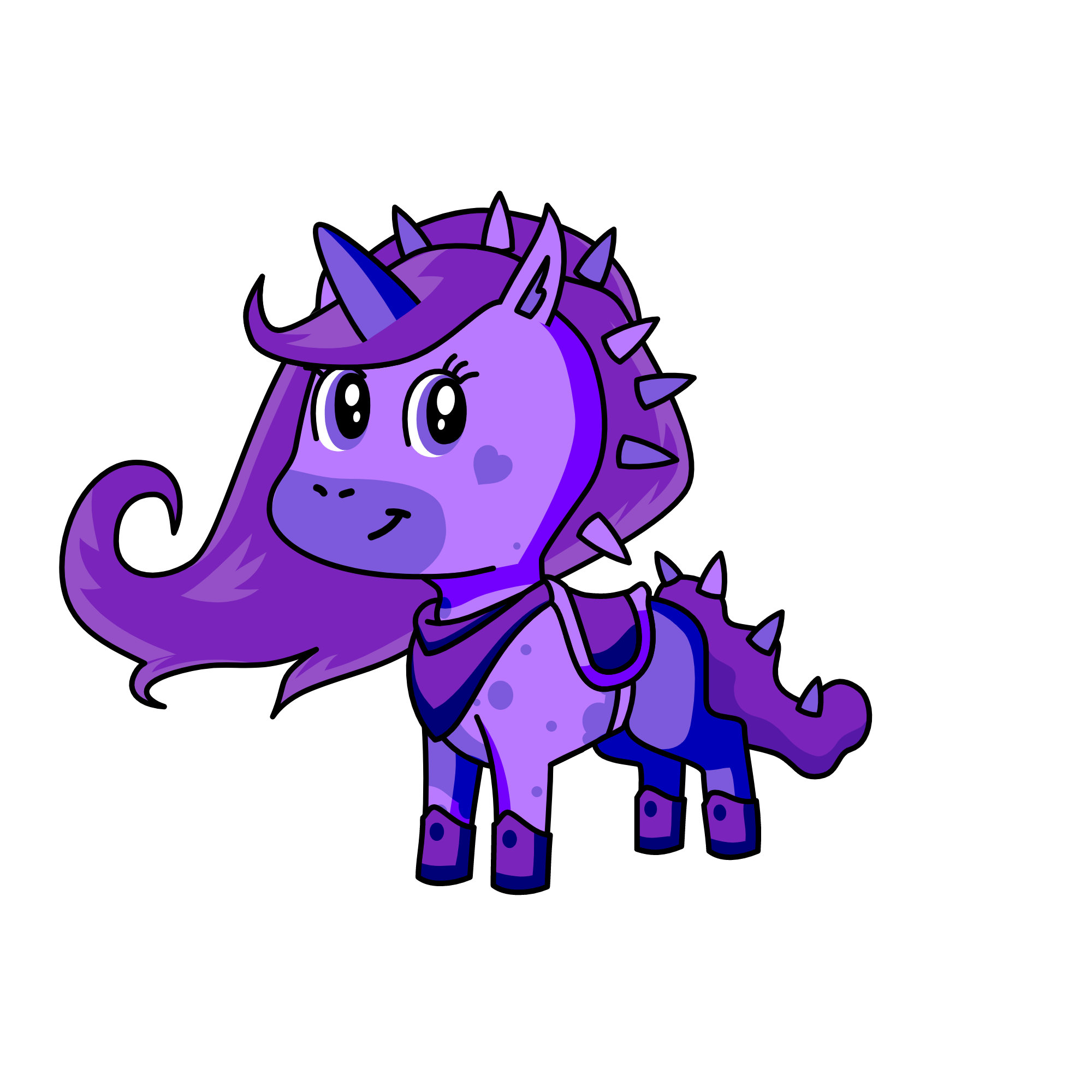 Lavender, the unicorn