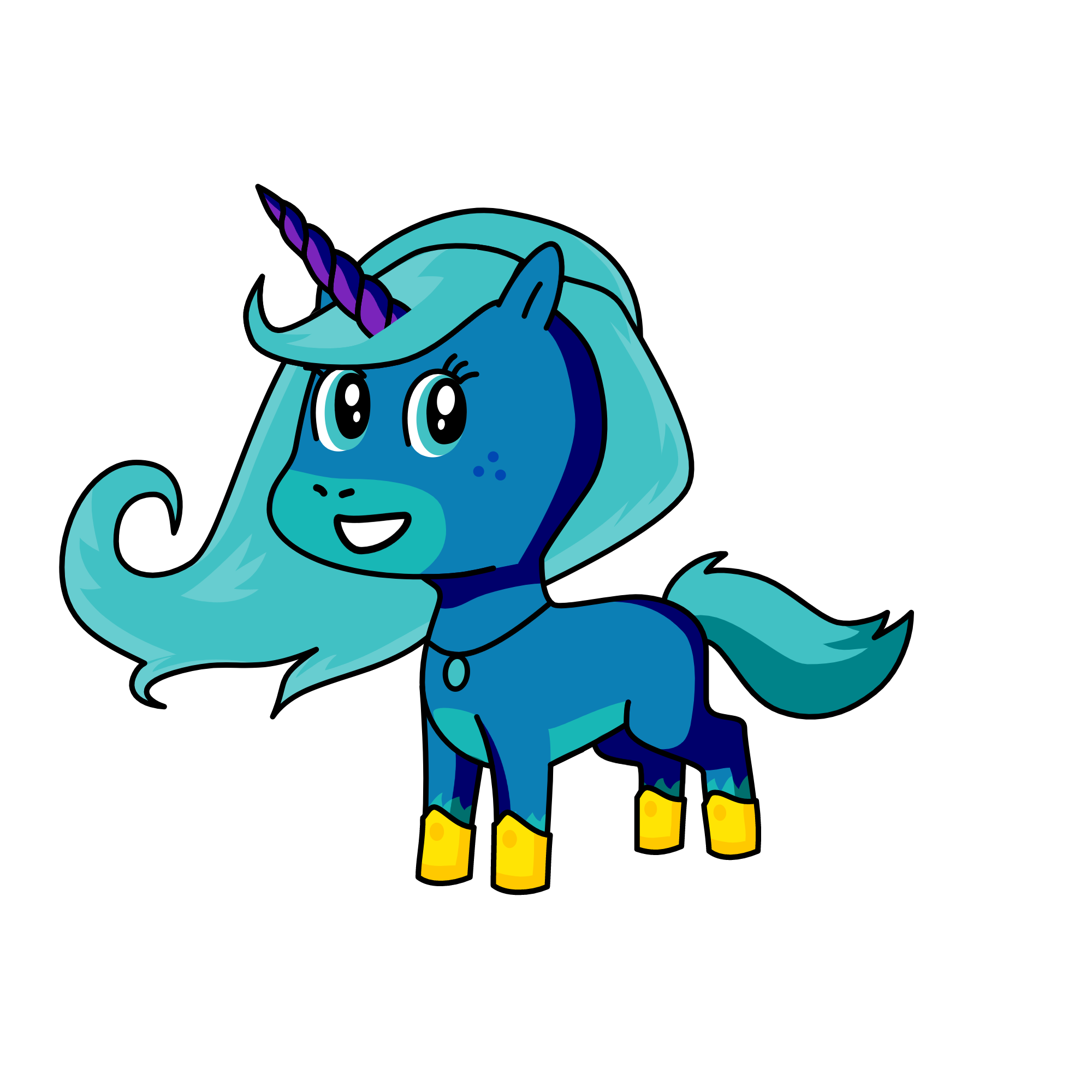Luna, the unicorn