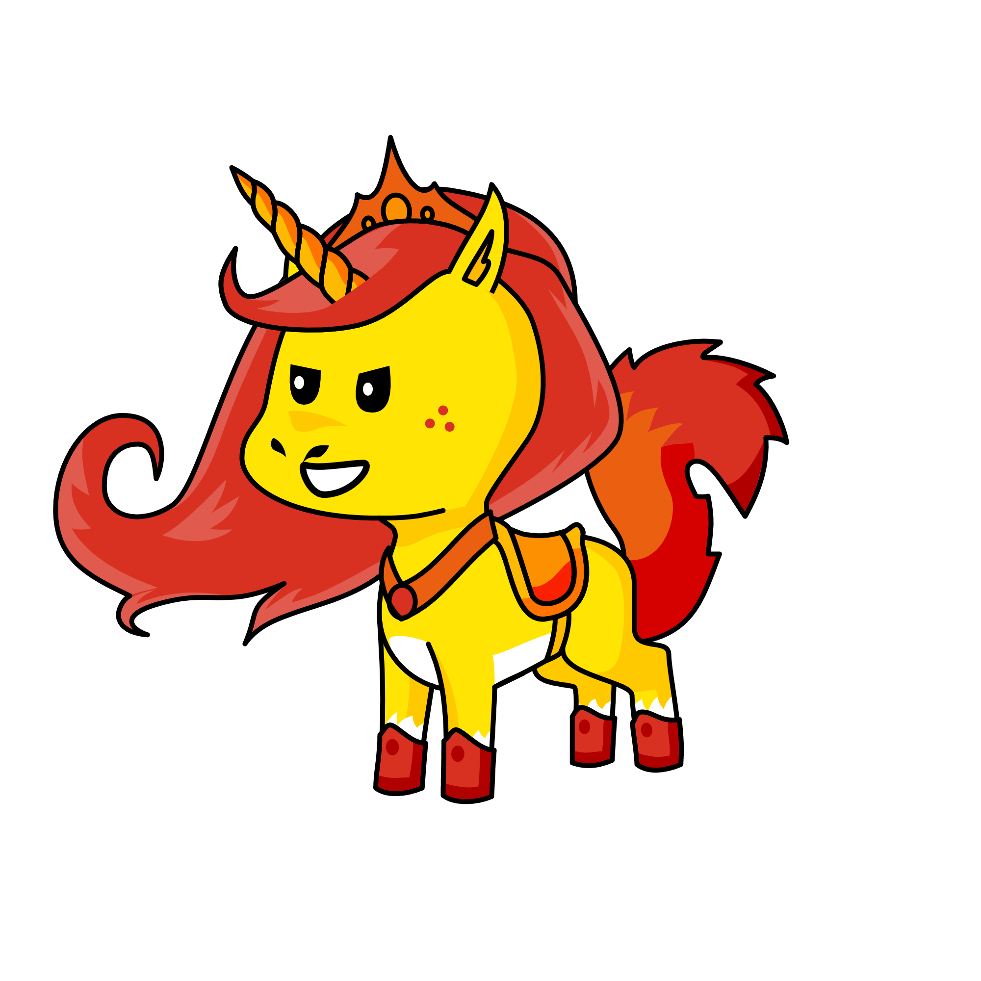 emberflame, the unicorn