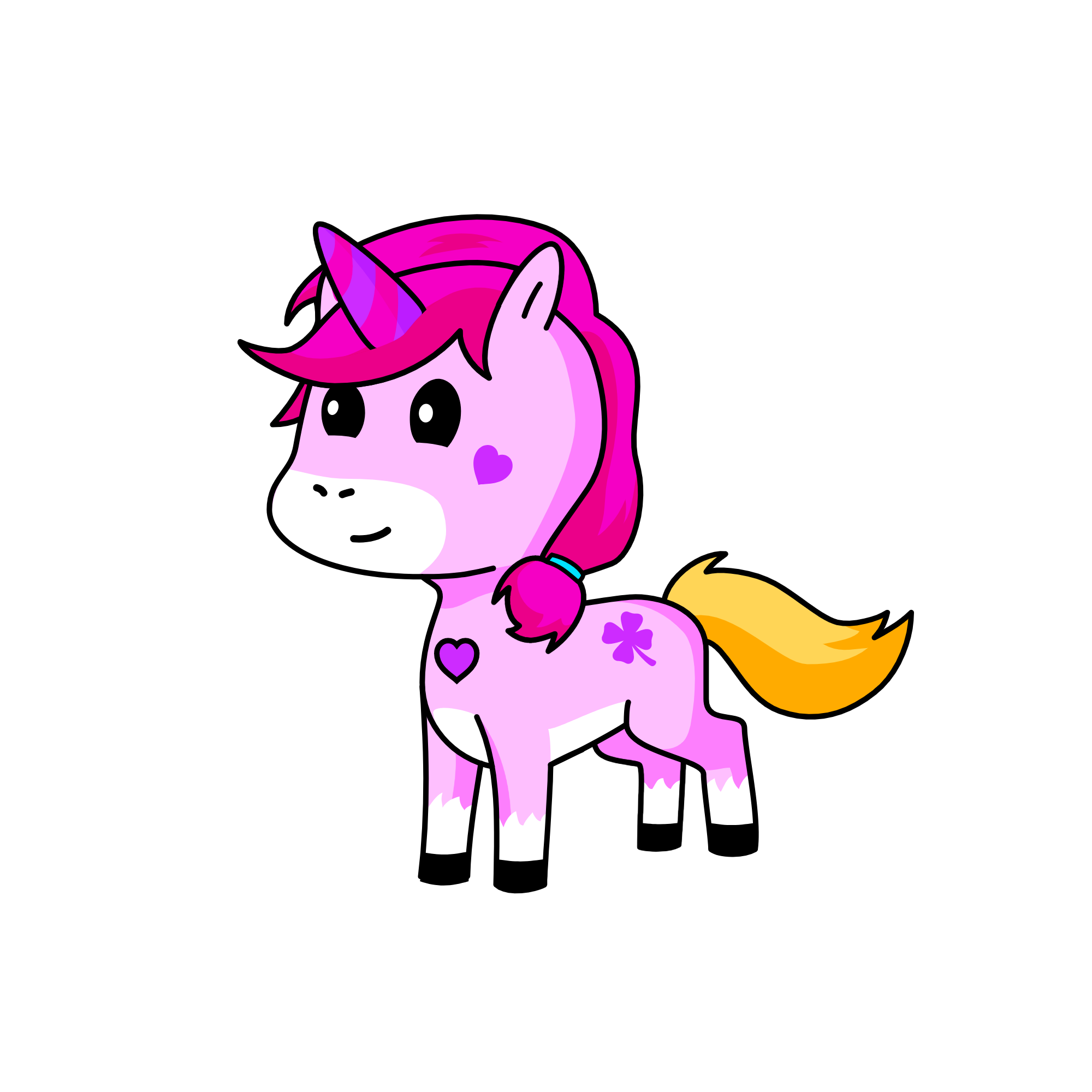 Monique, the unicorn