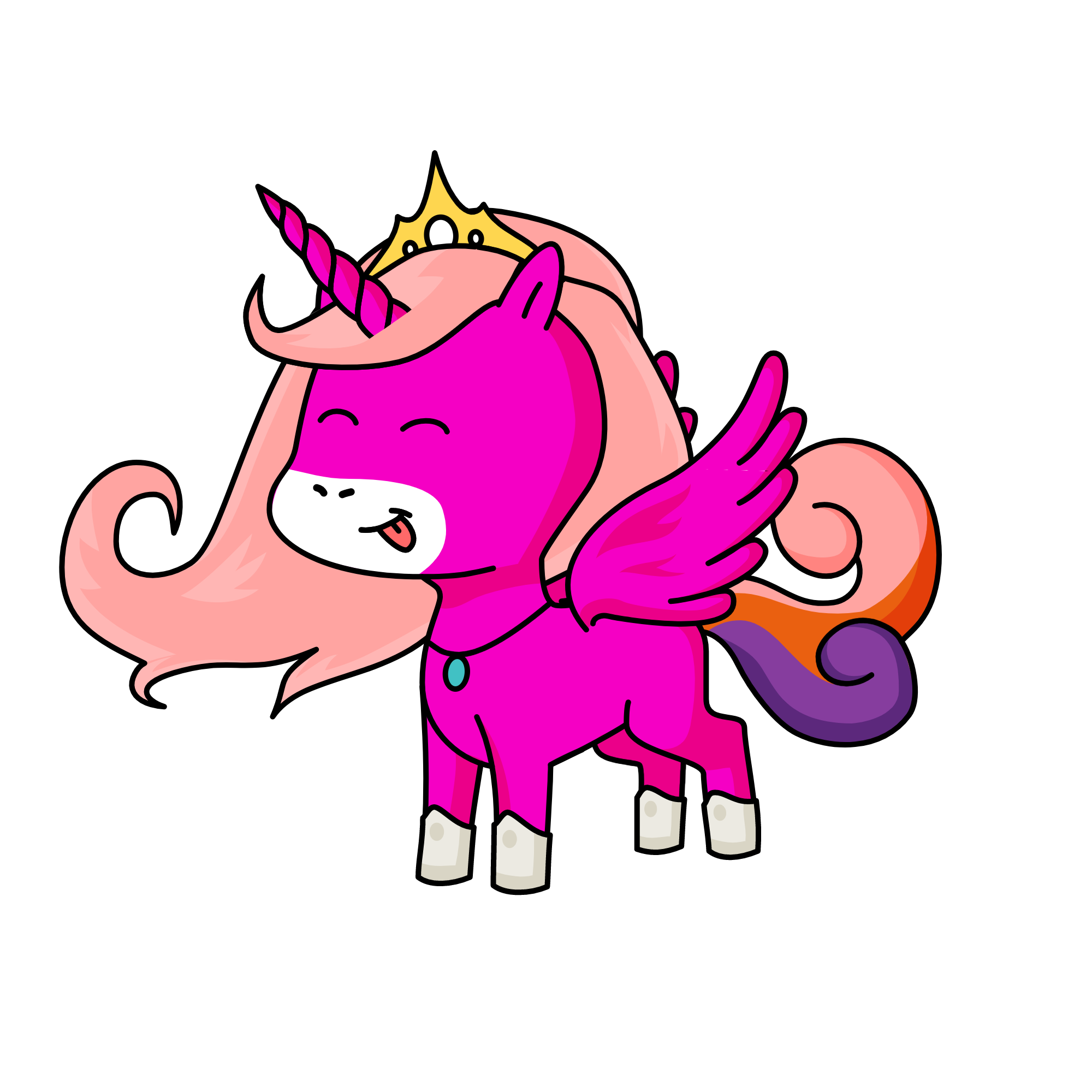 Princess Pinkie, the unicorn