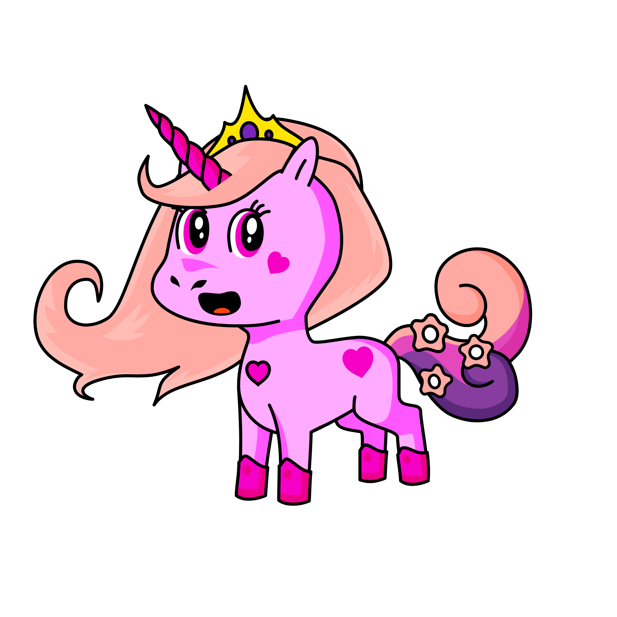 ملكت الحب, the unicorn