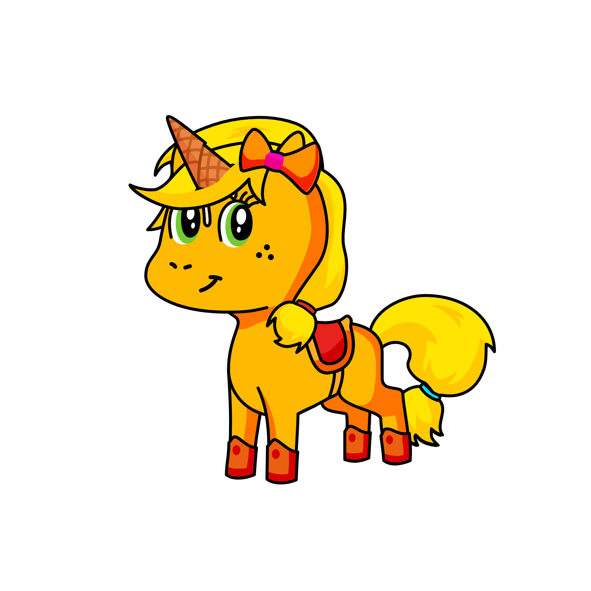 Applejack, the unicorn