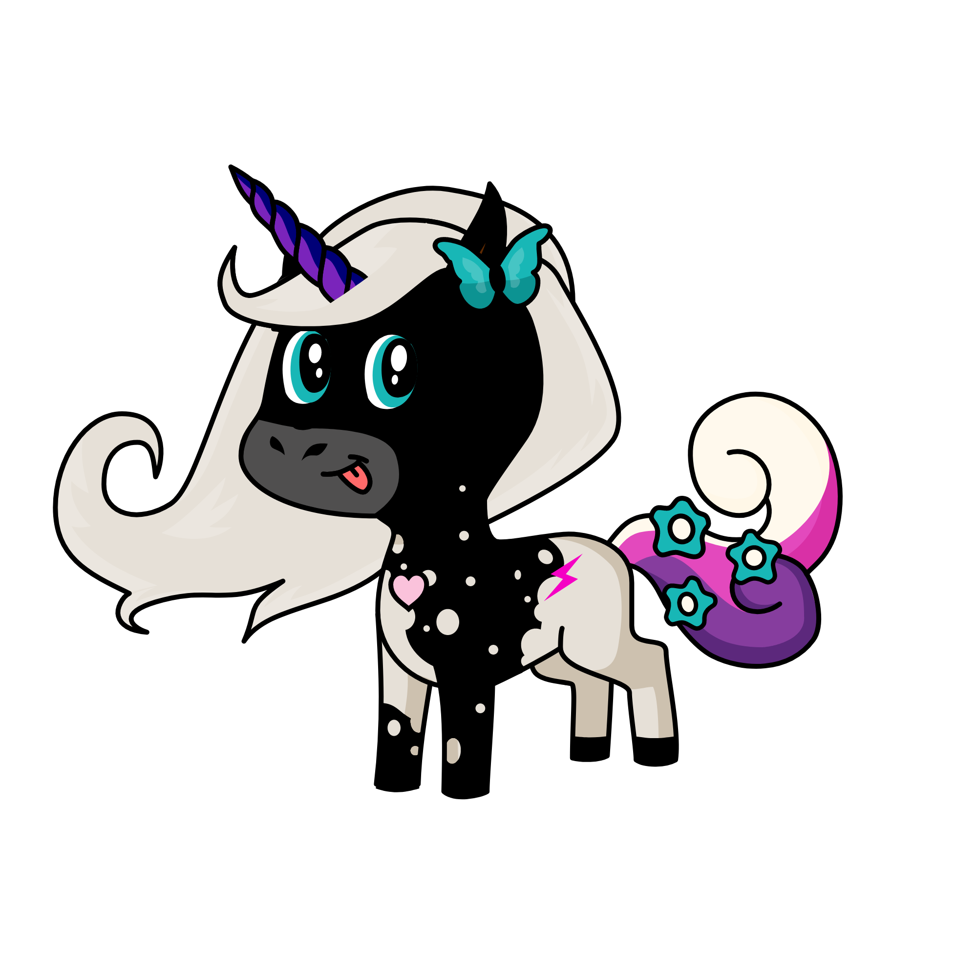 sparkly, the unicorn