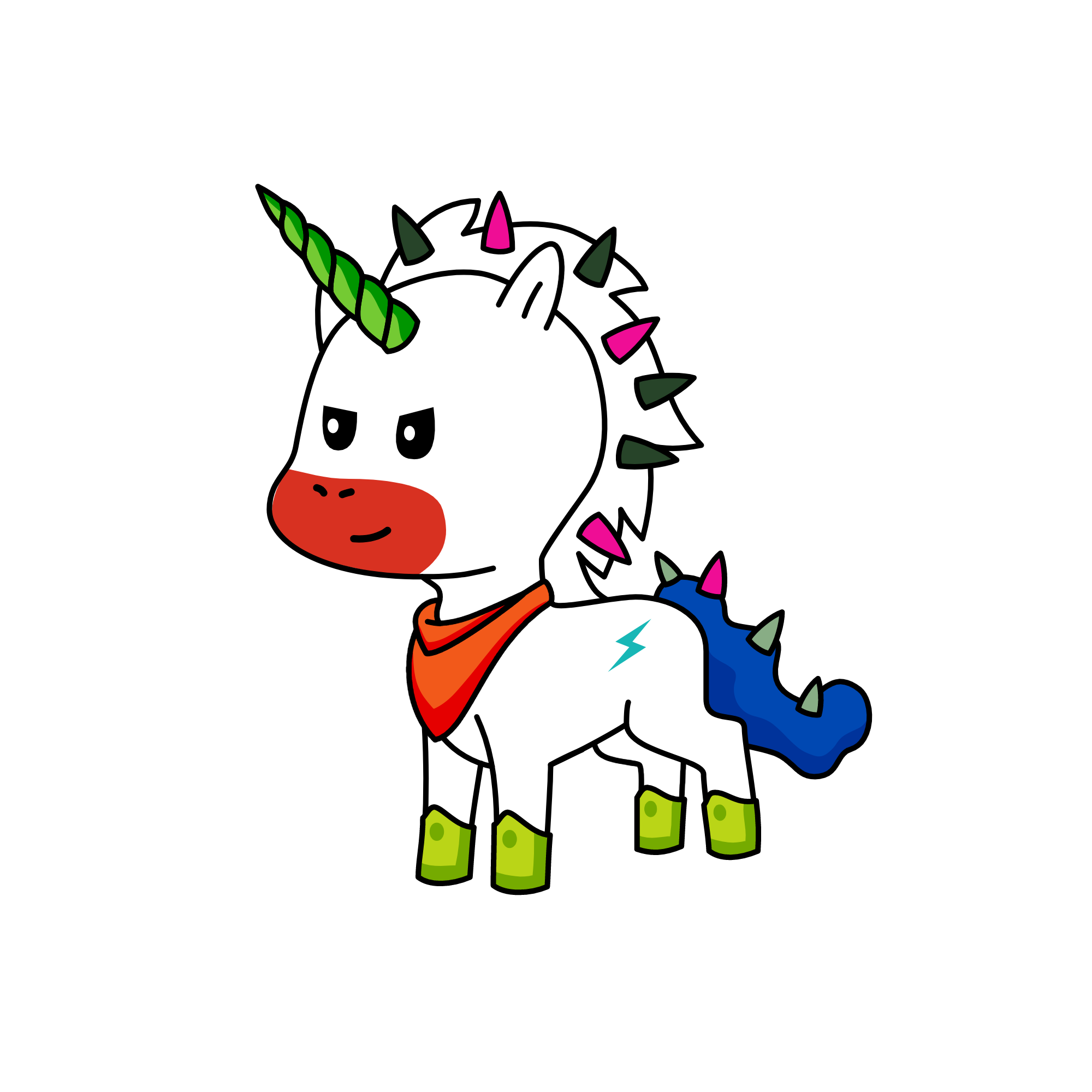 boy, the unicorn
