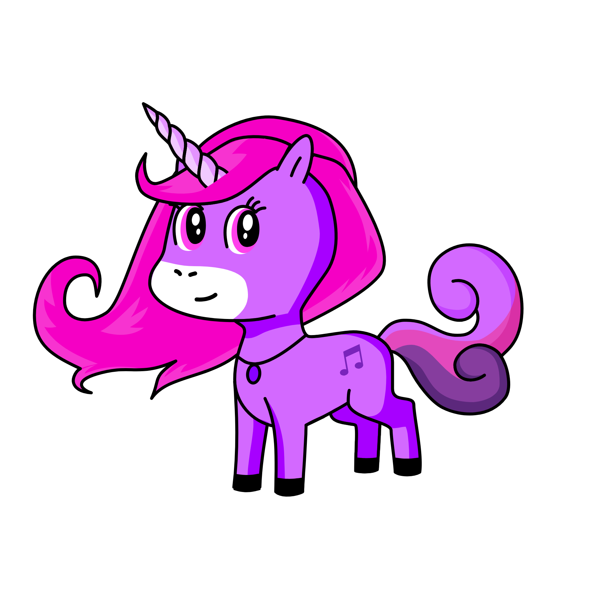 Moonlight, the unicorn