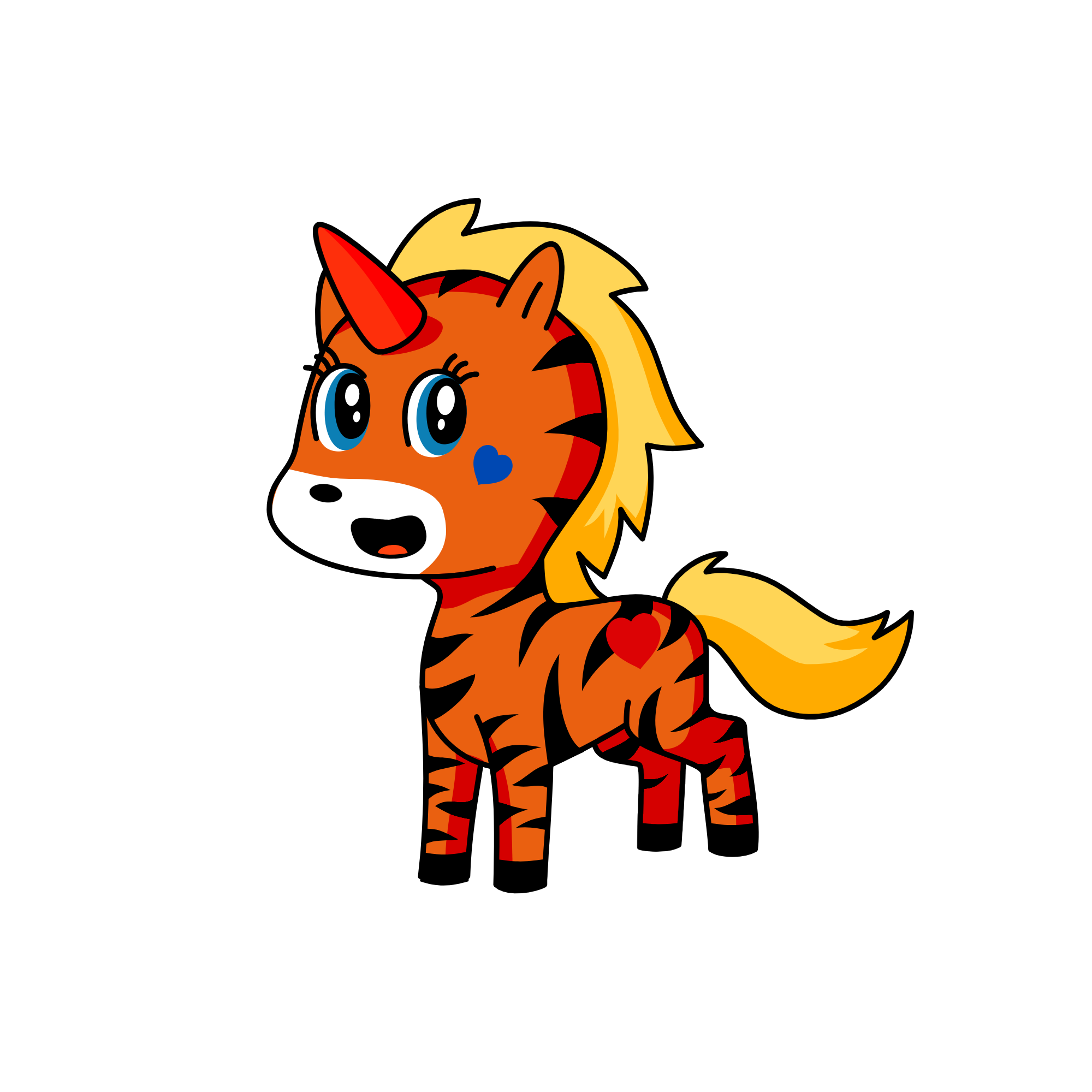 Tigger, the unicorn